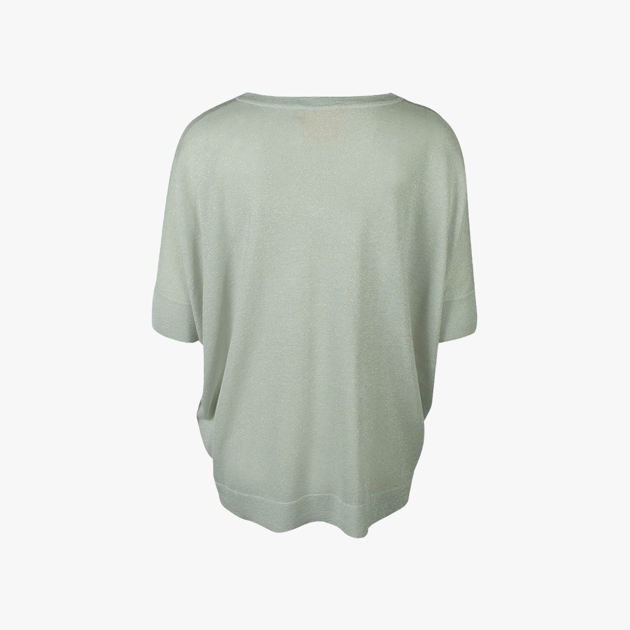 V-Poncho Glitzer (silber, XXS) | silber