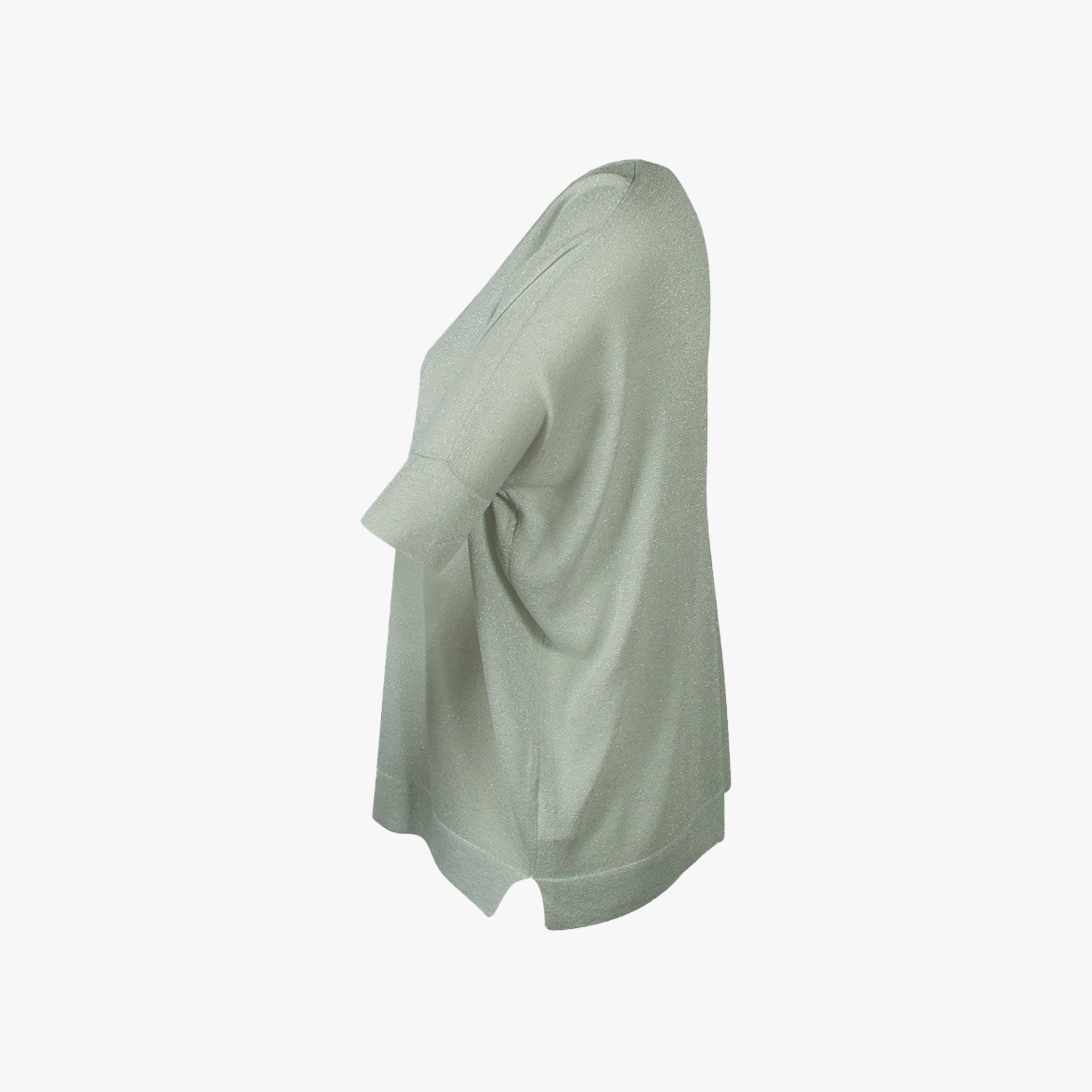 V-Poncho Glitzer (silber, XXS) | silber