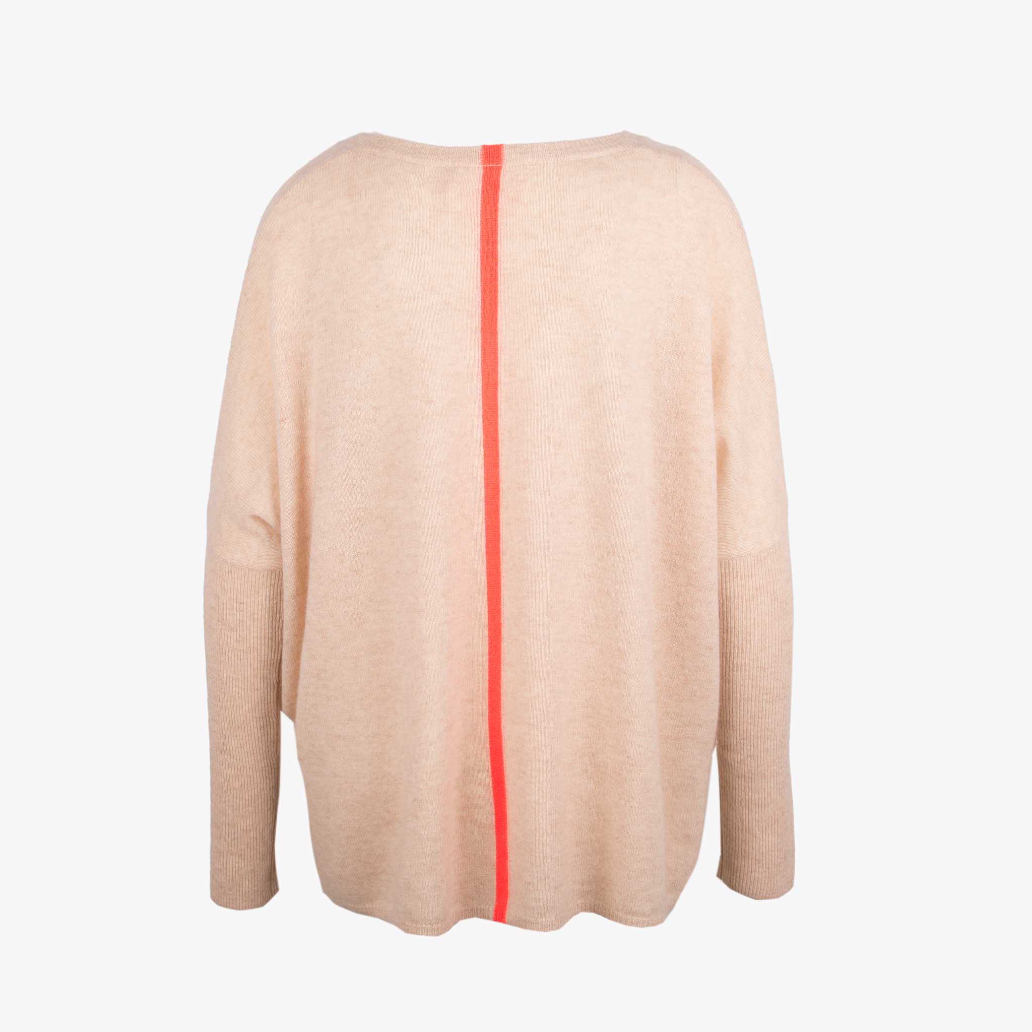 Absolut Cashmere Ponchopulli Backstripe | beige