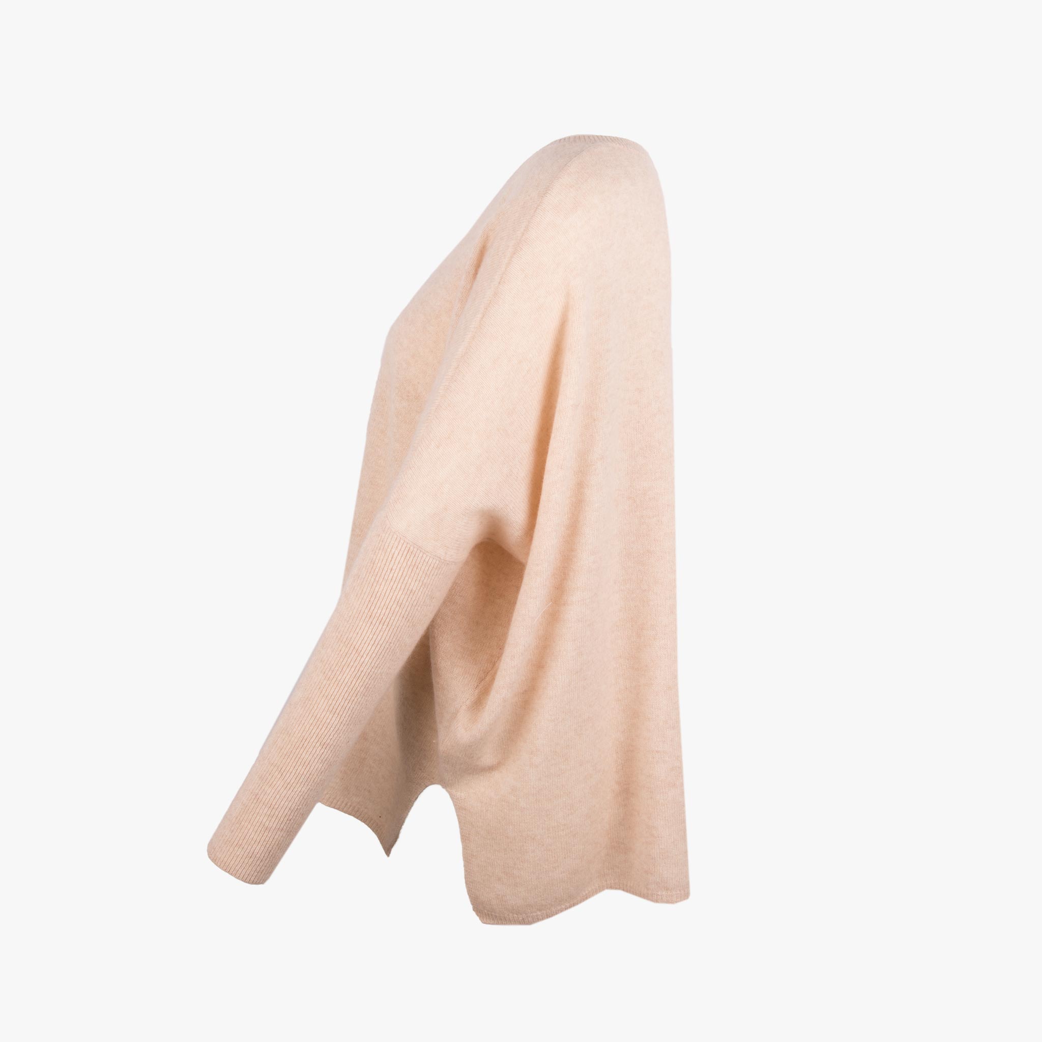 Absolut Cashmere Ponchopulli Backstripe | beige