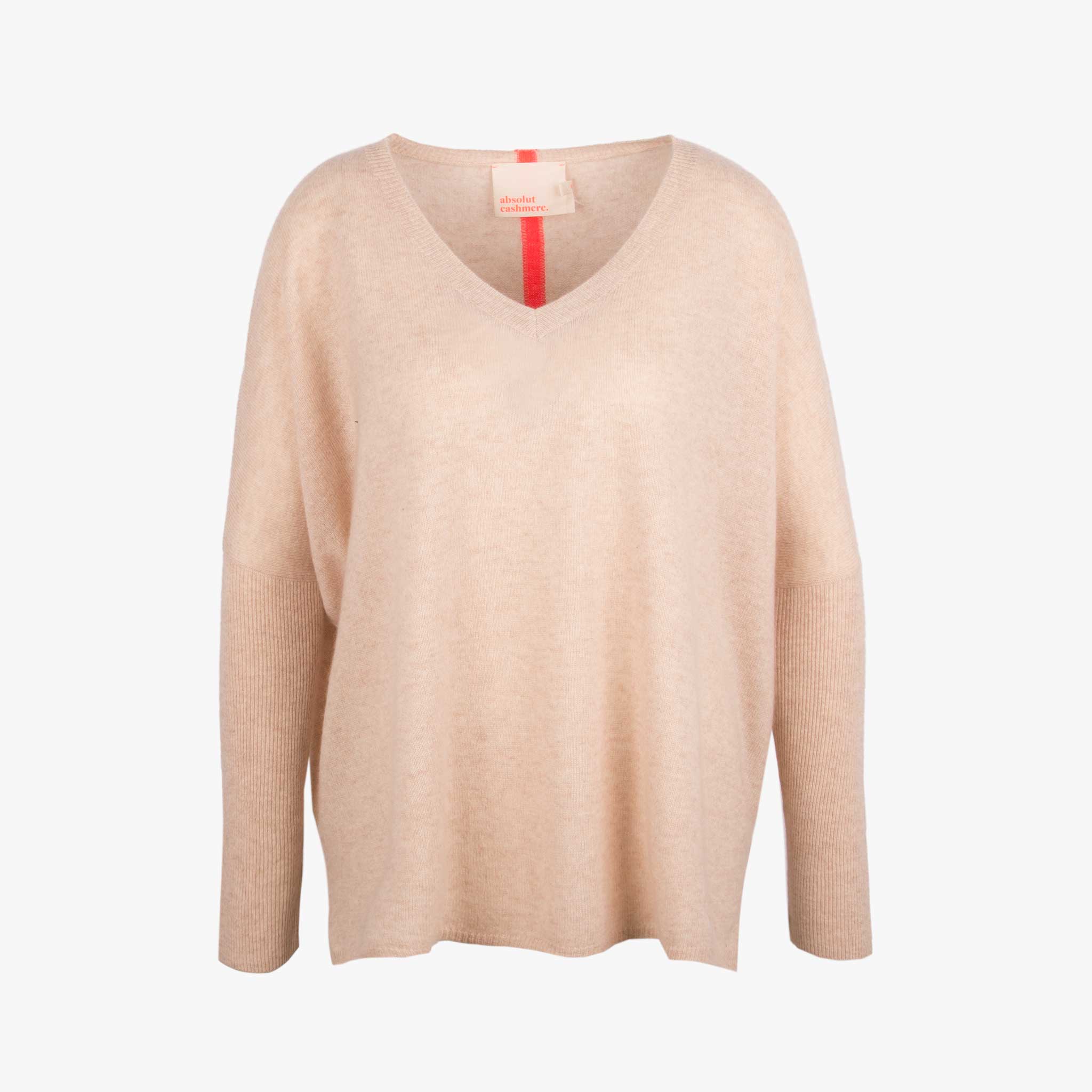 Absolut Cashmere Ponchopulli Backstripe | beige