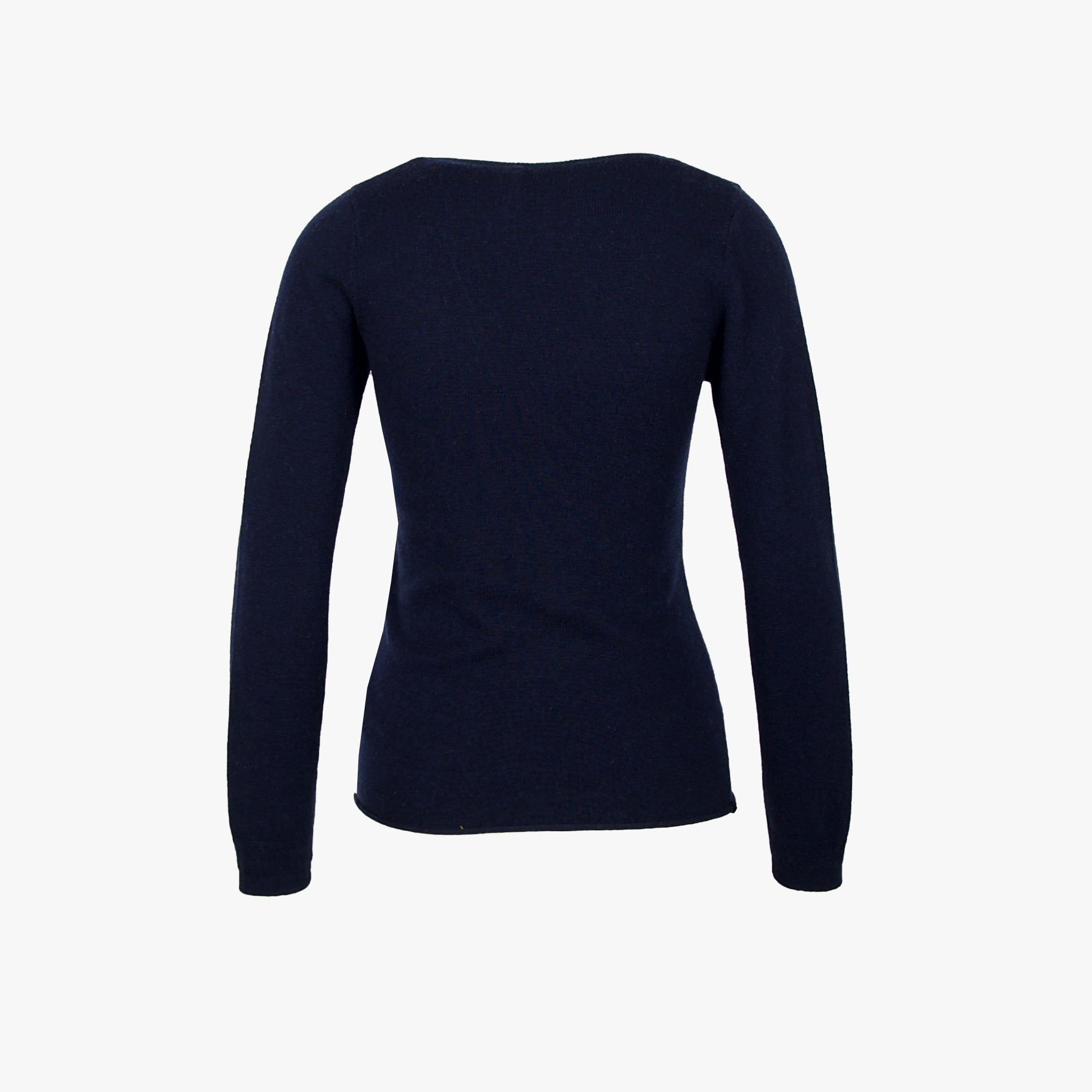 Absolut Cashmere V-Pulli Basic | nachtblau