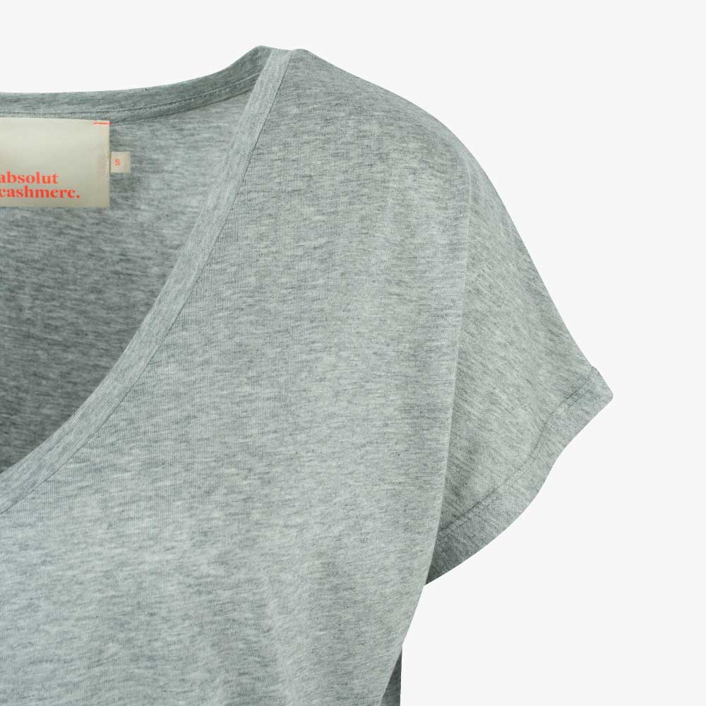 Absolut Cashmere Shirt Melissa Ärmel | graumelange