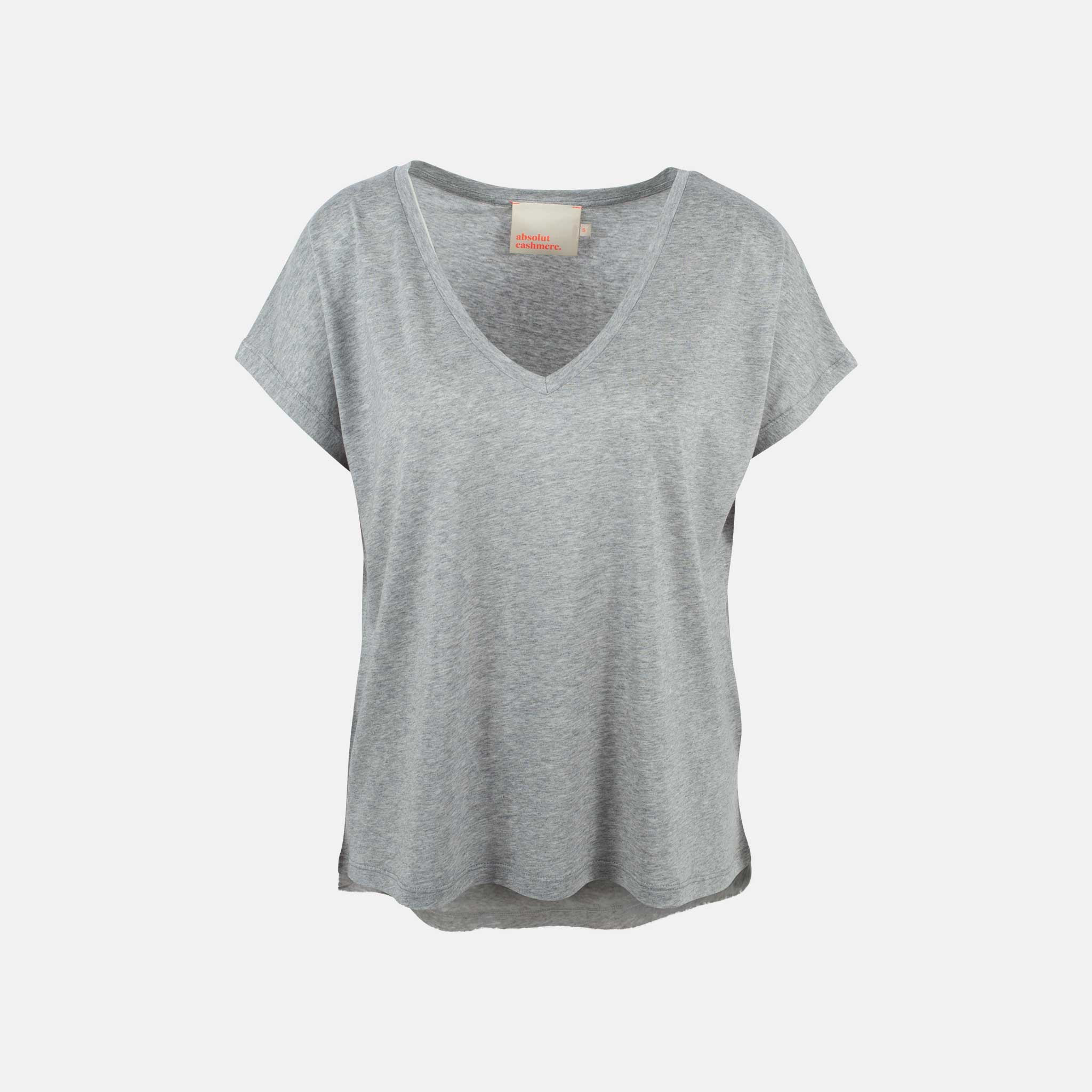 Absolut Cashmere Shirt Melissa Vorne | graumelange