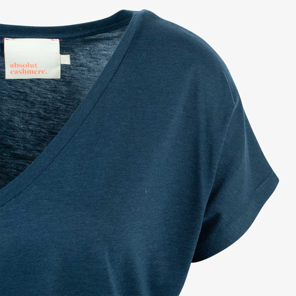 Absolut Cashmere Shirt Melissa Ärmel | nachtblau