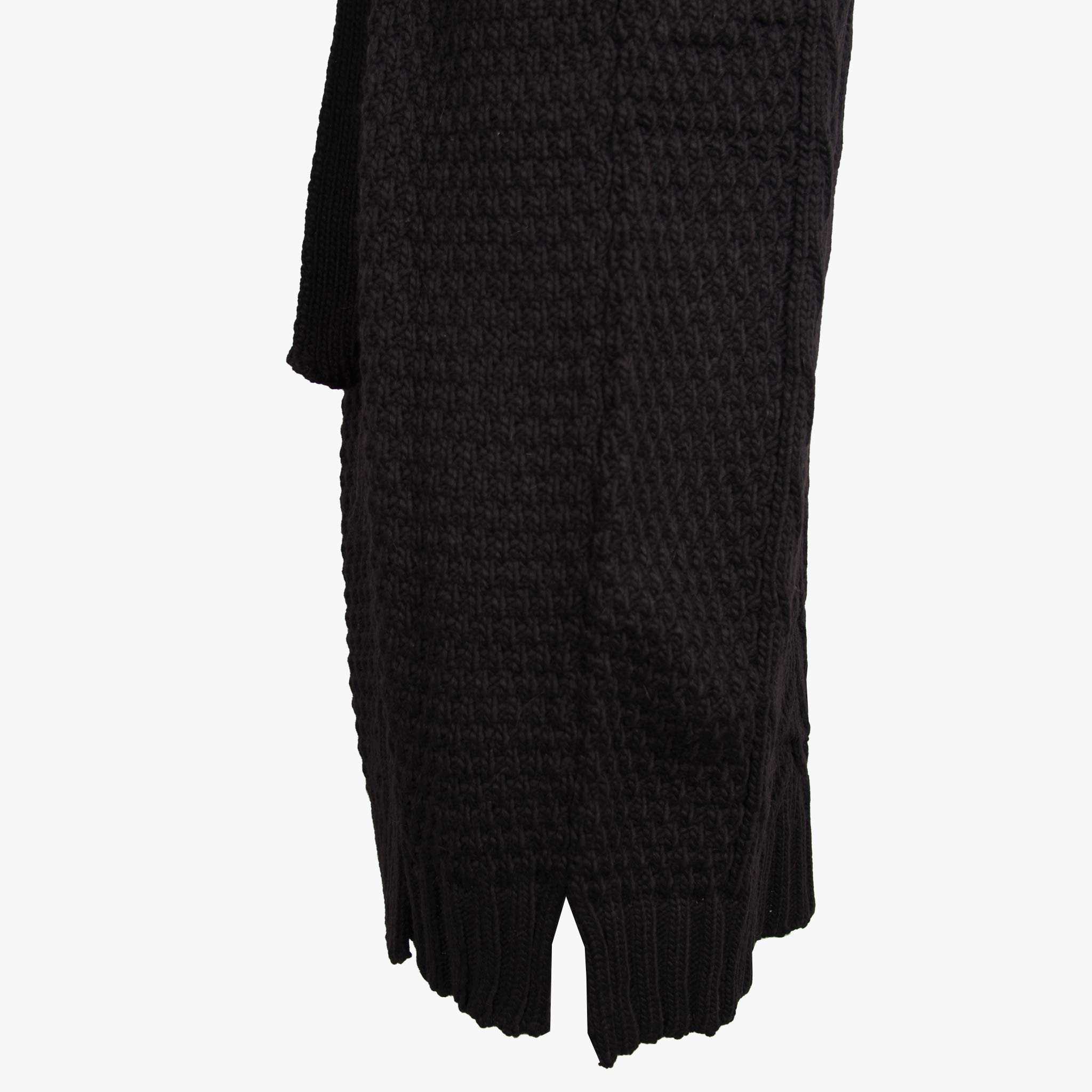 Aggél Strickmantel Pattern | schwarz