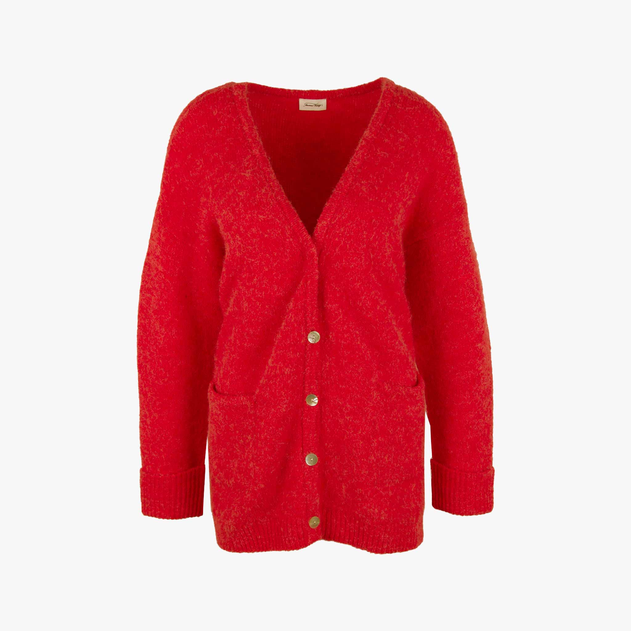 American Vintage Longcardigan | rot