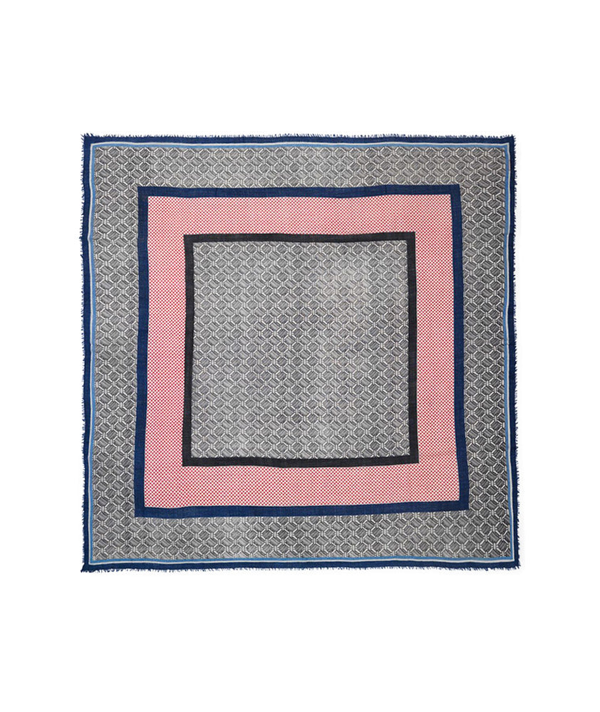 Tuch Mynthe 140x140cm | blau
