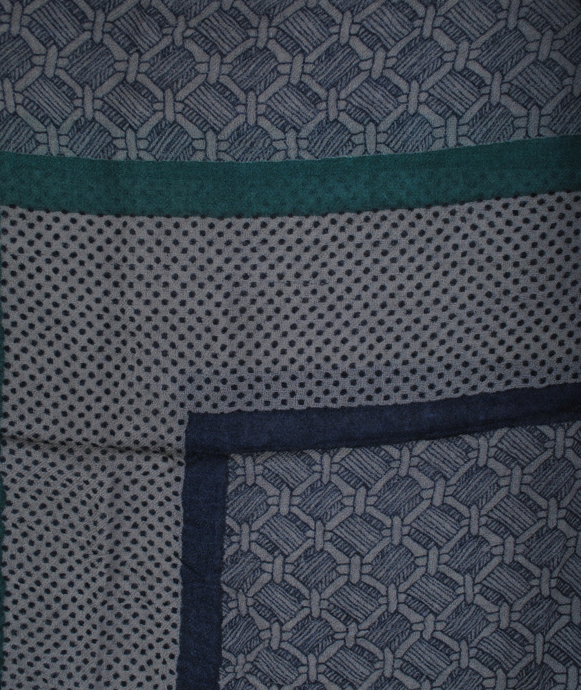 Tuch Mynthe 140x140cm | grau