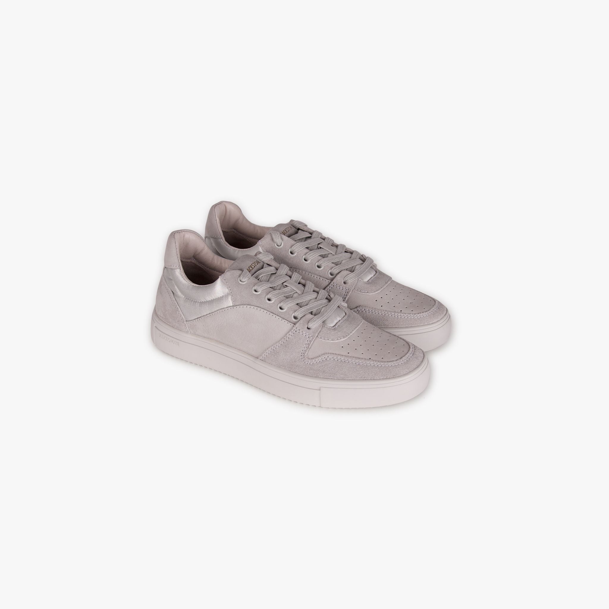 Blackstone Sneaker Materialmix | hellgrau