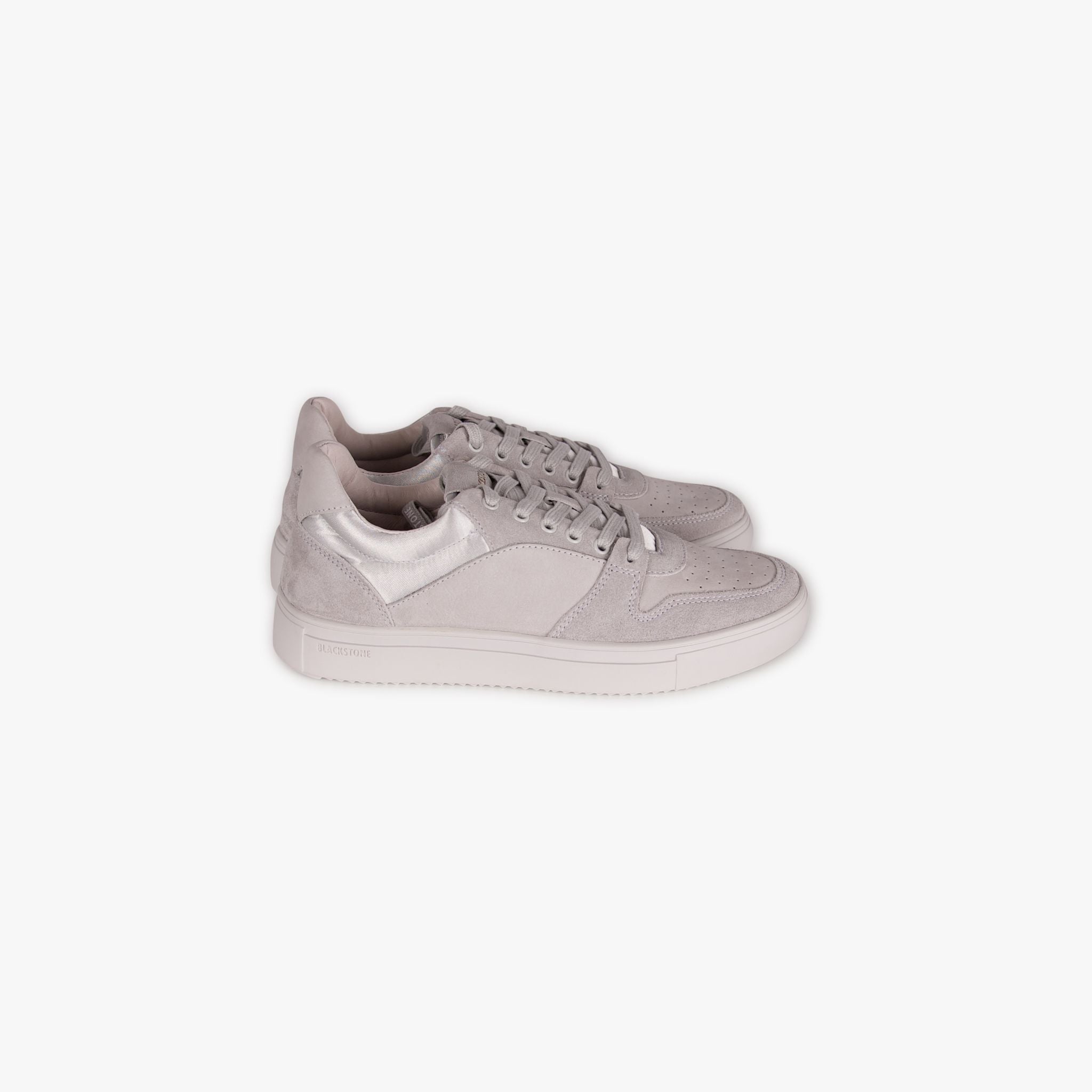 Blackstone Sneaker Materialmix | hellgrau