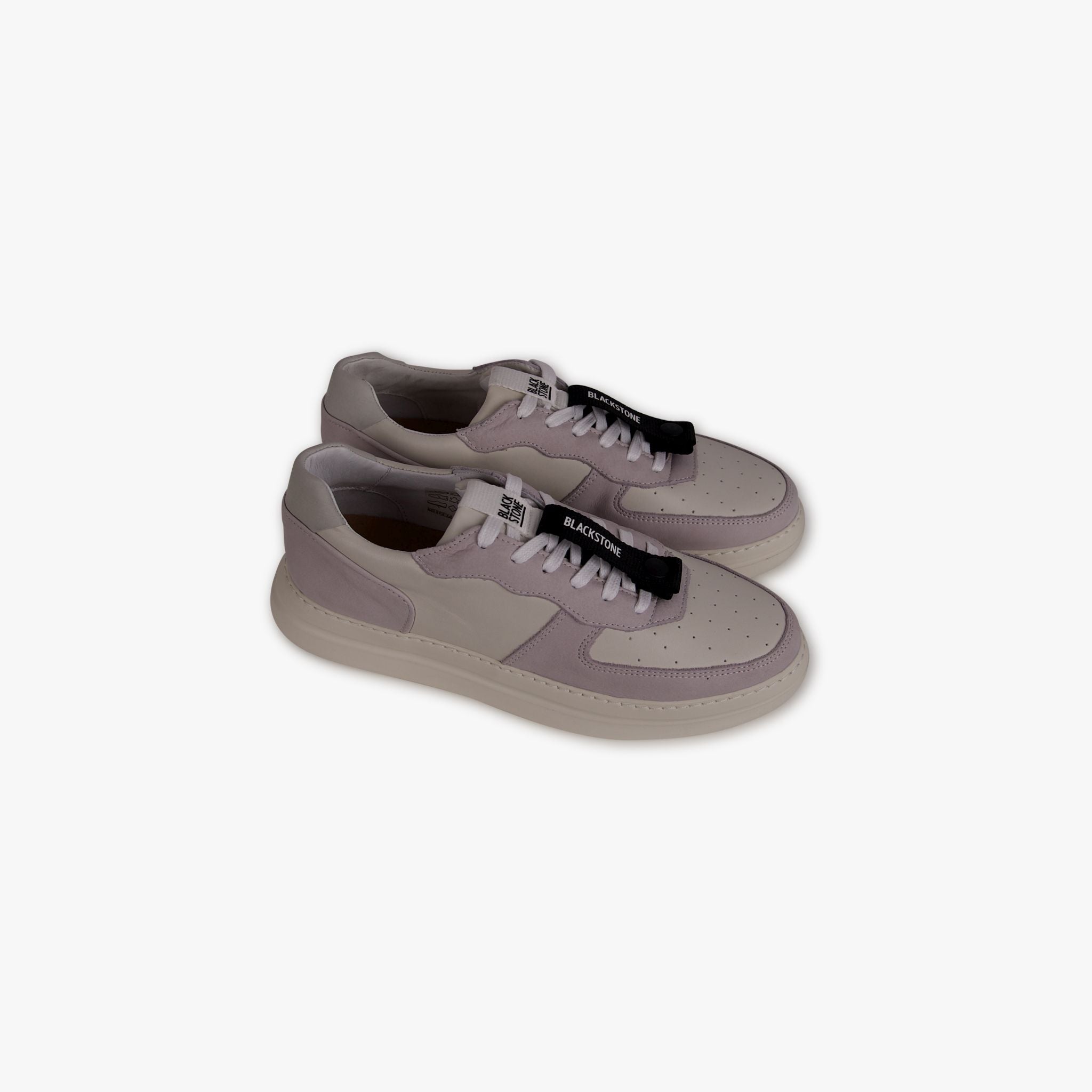Blackstone Sneaker Two-Tone | lila-weiß