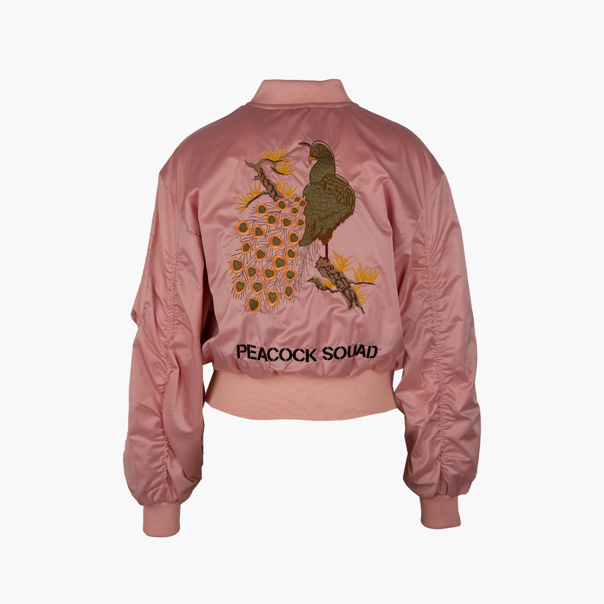 Bombers Bomberjacke Backprint | pink