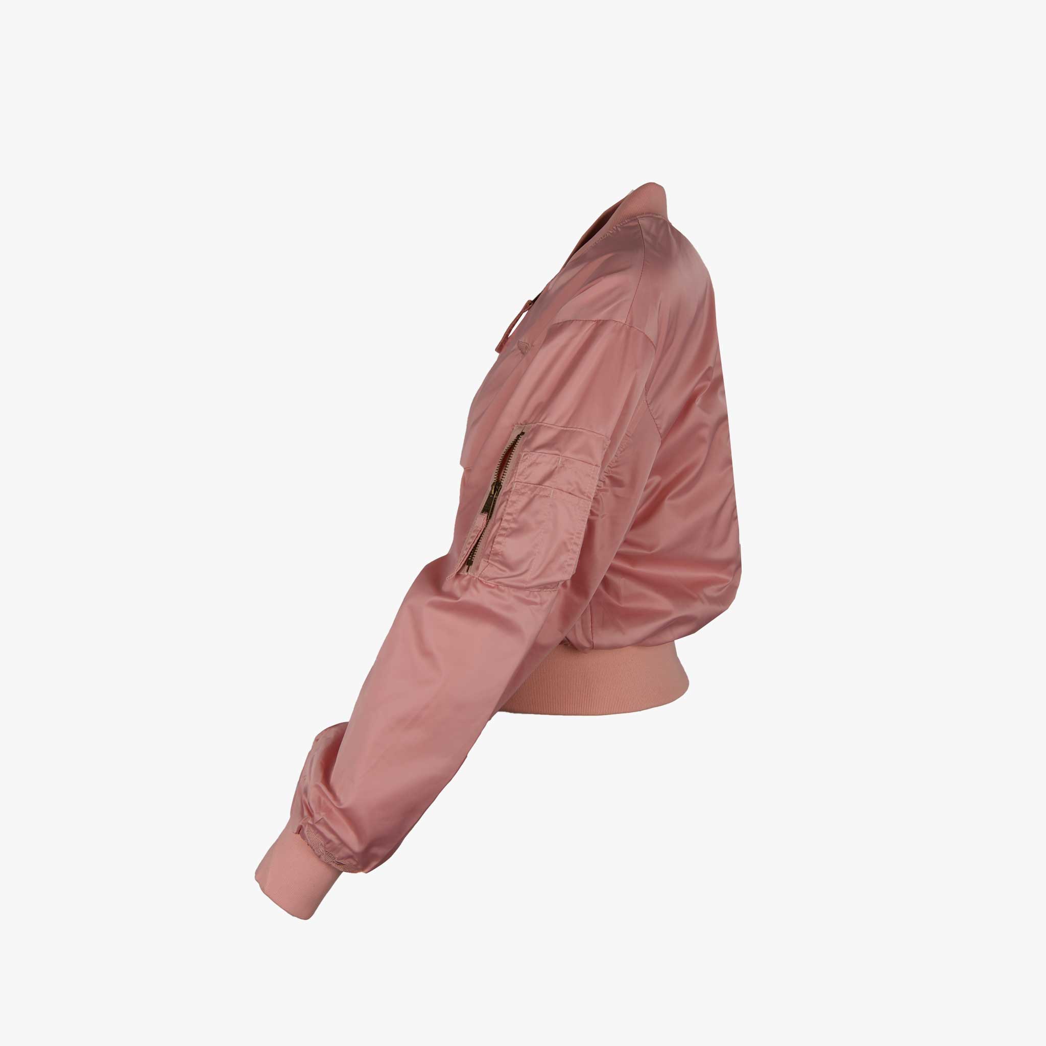 Bombers Bomberjacke Backprint | pink