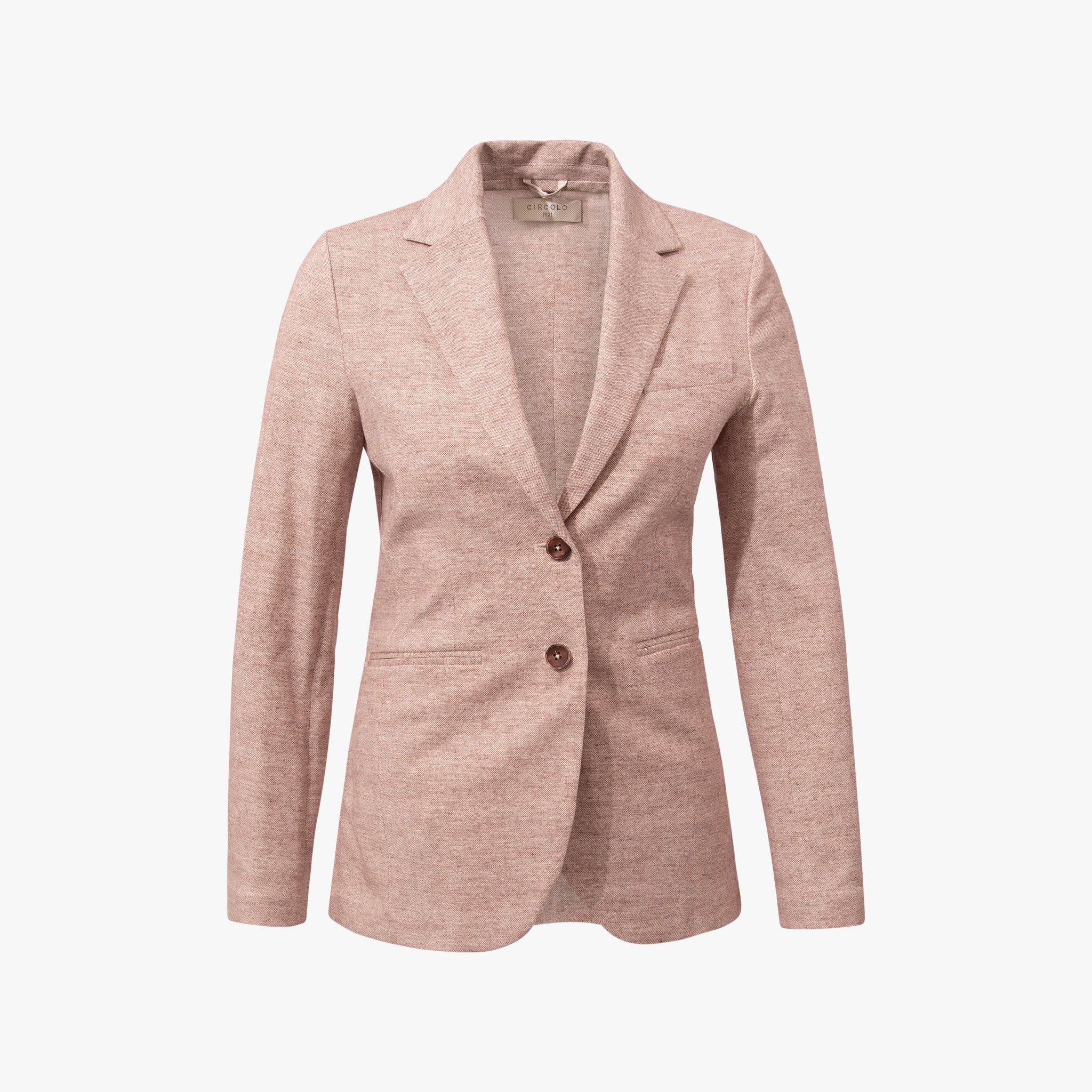 Blazer Leinenprint