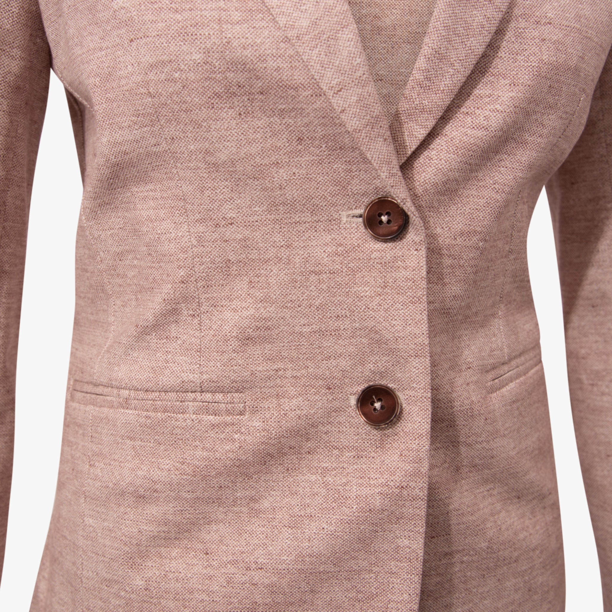 Blazer Leinenprint