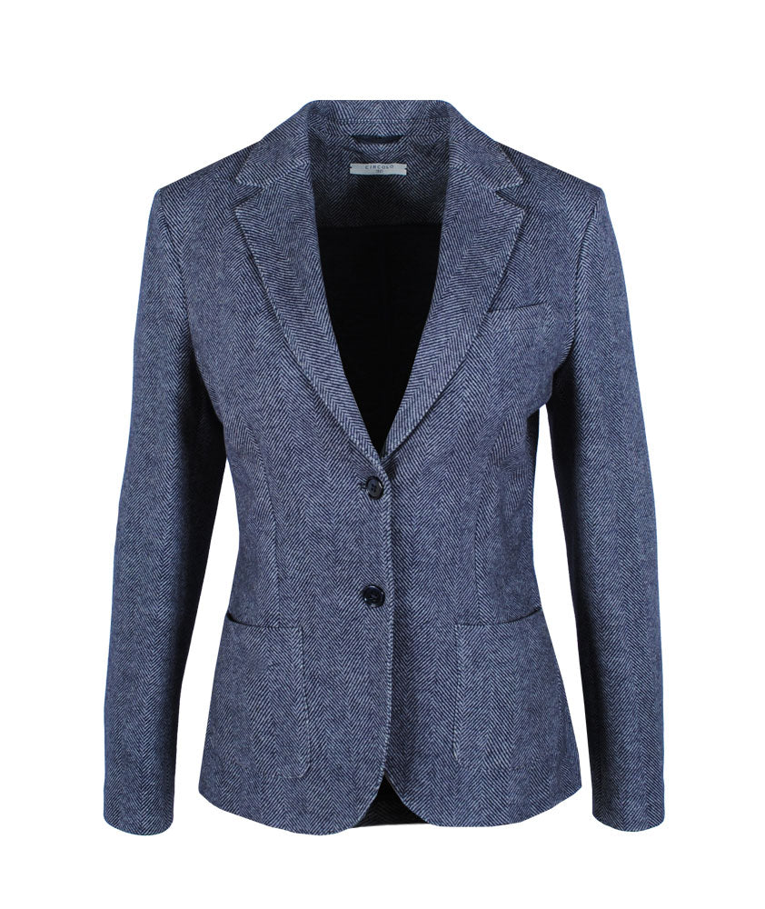 Blazer Heringbone | grau