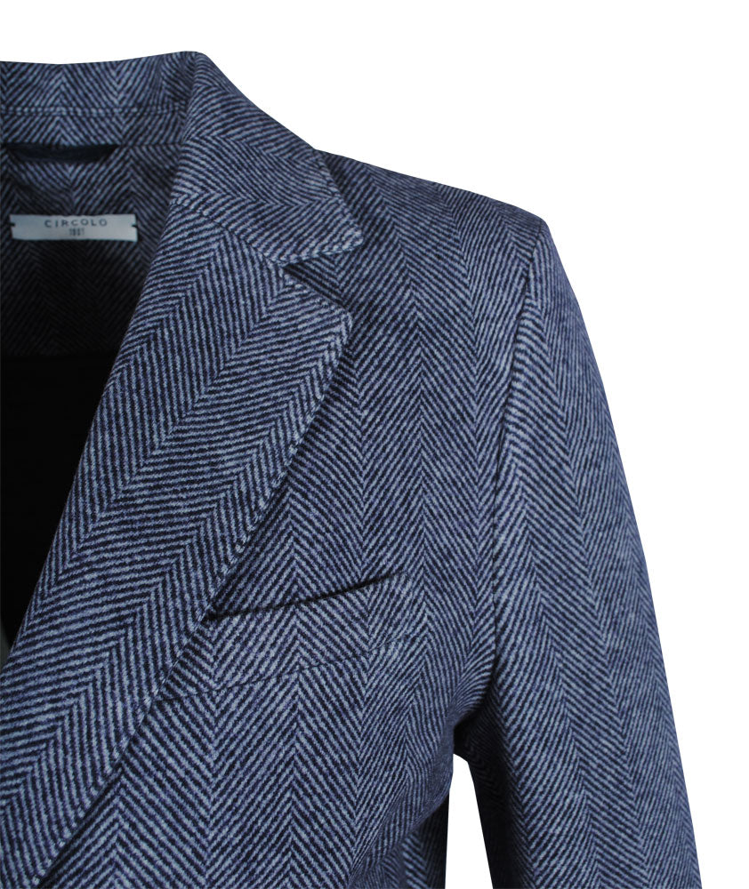 Blazer Heringbone | grau