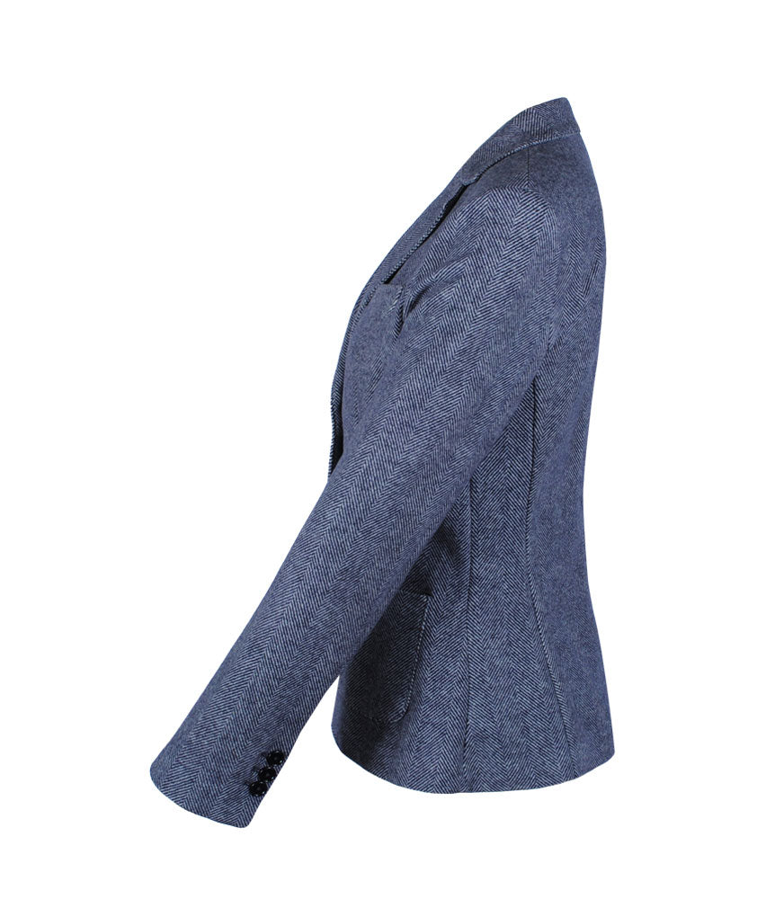 Blazer Heringbone | grau