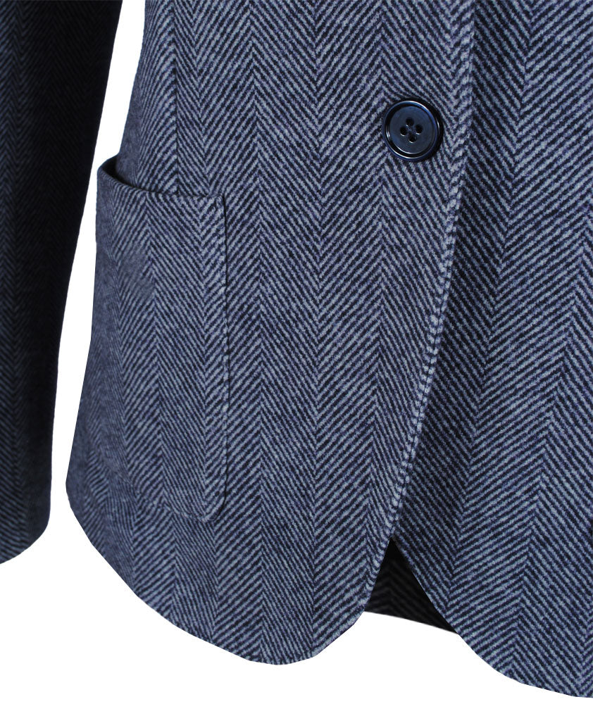 Blazer Heringbone | grau