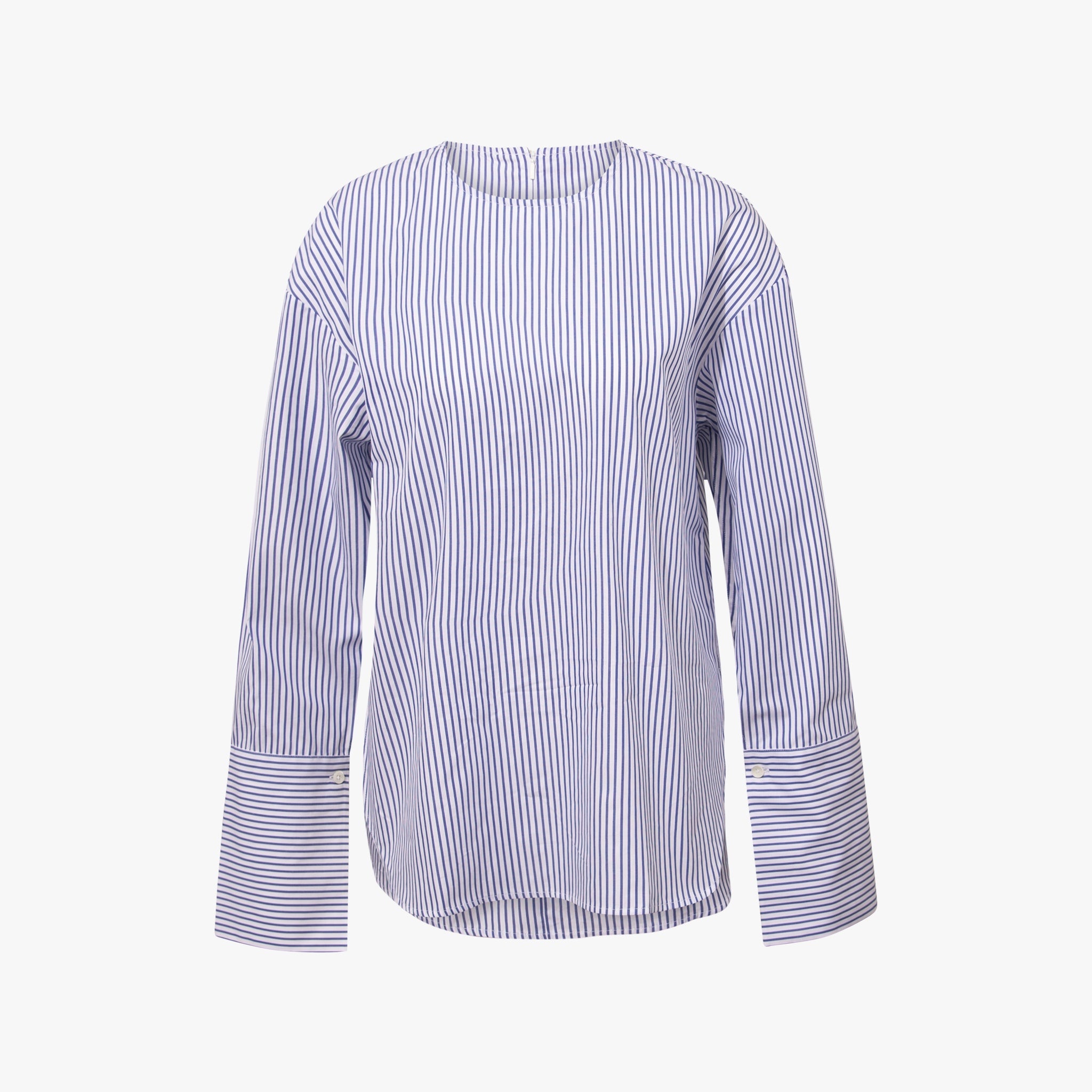 Blusenshirt gestreift | blau-weiß