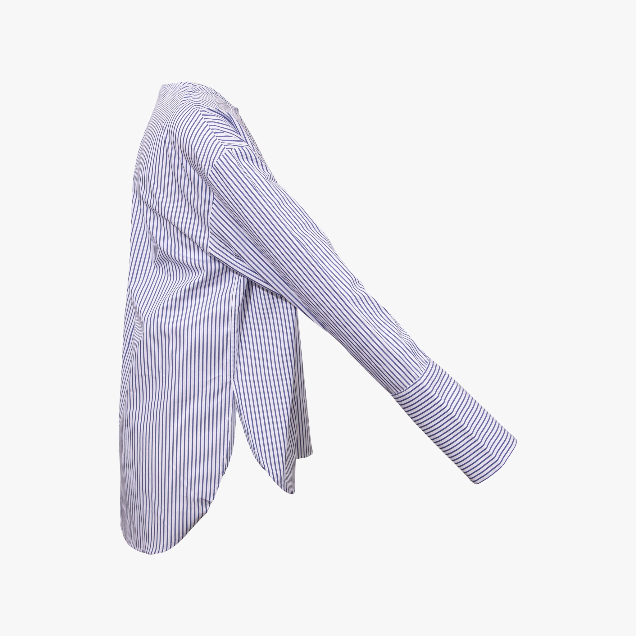 Blusenshirt gestreift | blau-weiß