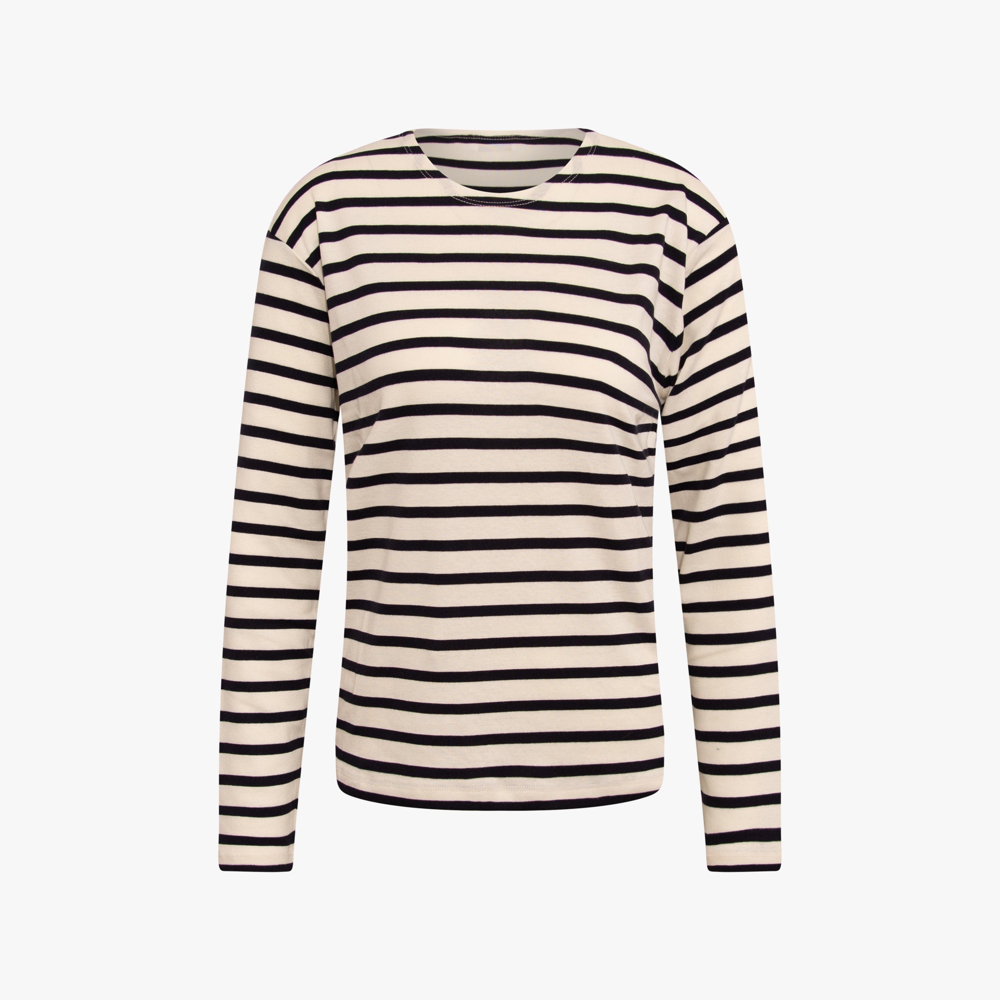 Longsleeve gestreift | nachtblau