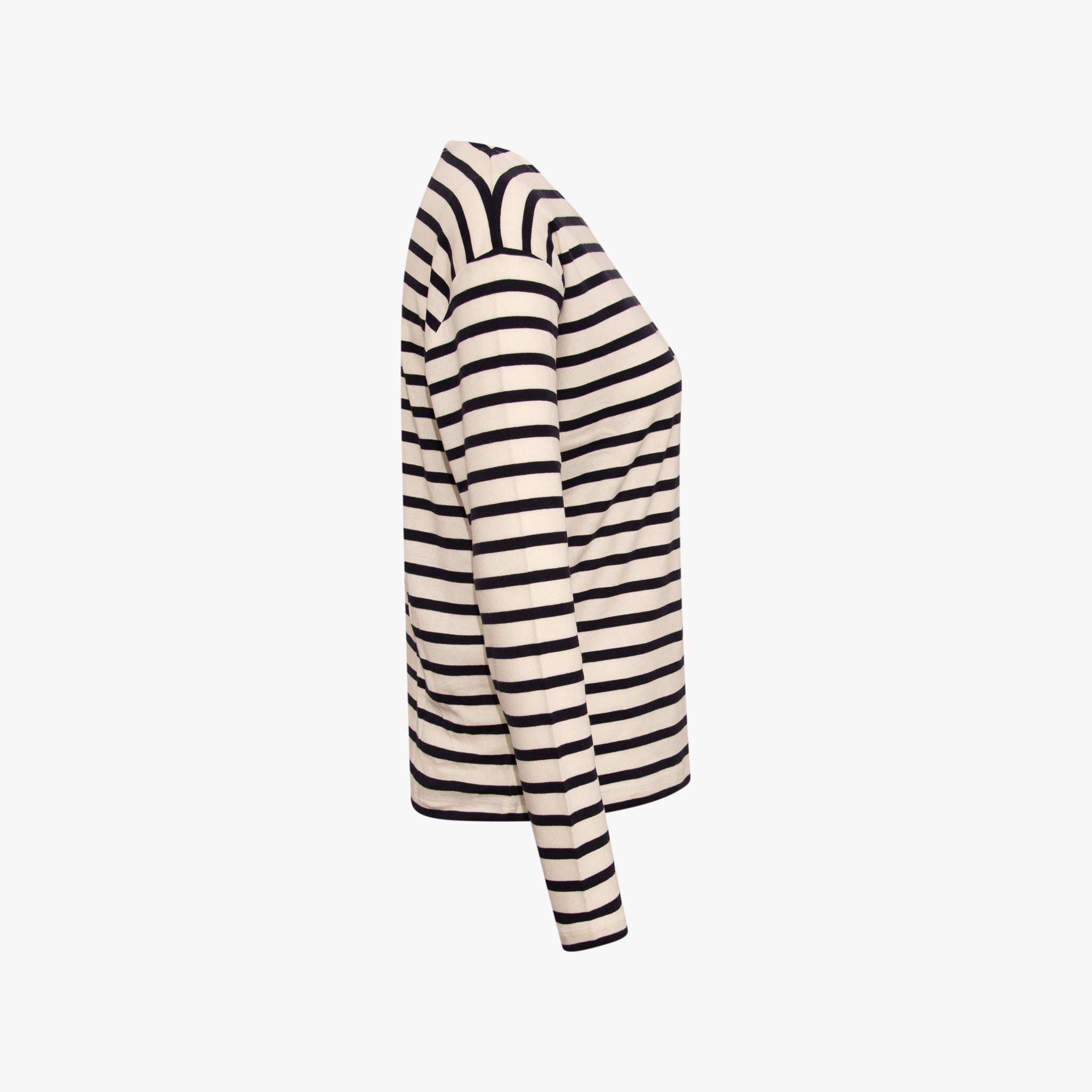 Longsleeve gestreift | nachtblau