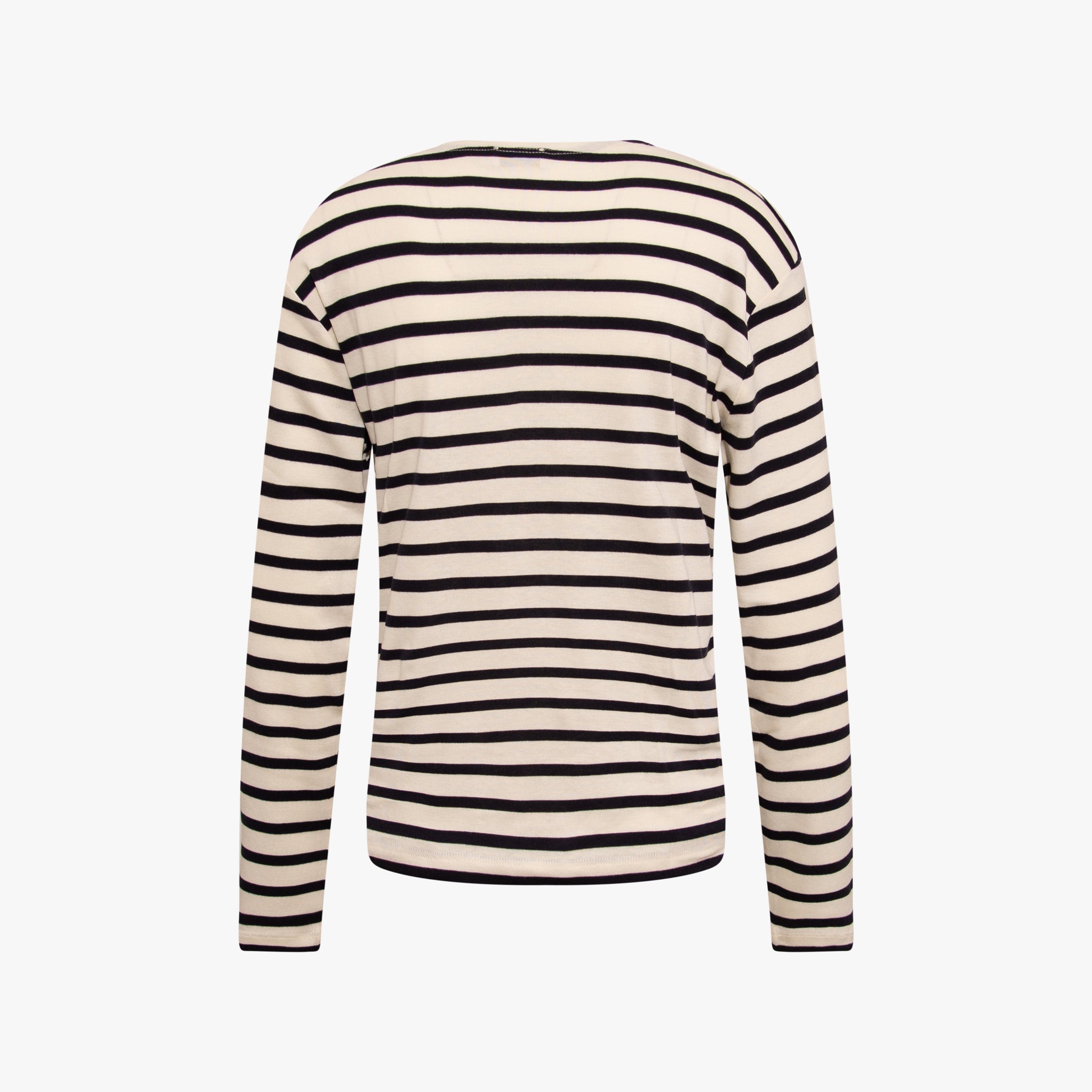 Longsleeve gestreift | nachtblau