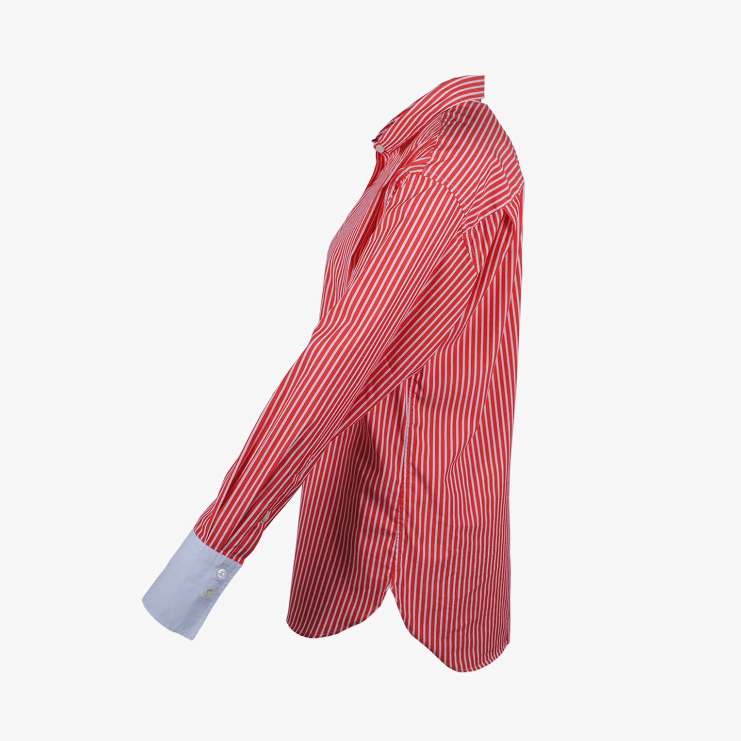 Streifenbluse Lilo (red, XS) | rot