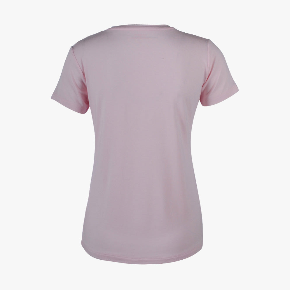 1/2 V-Shirt basic | rose