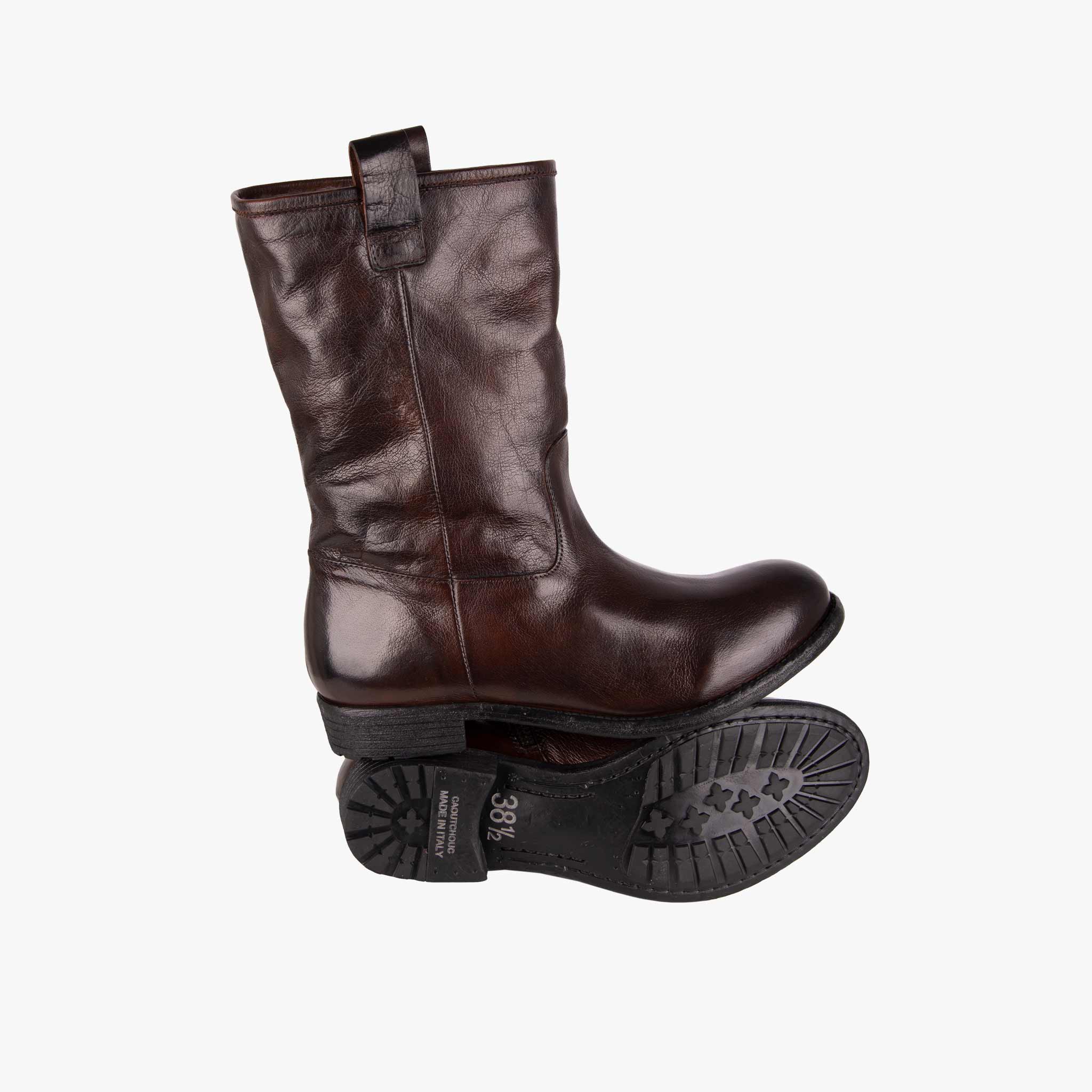 Crispiniano Bootie Lammfell | braun