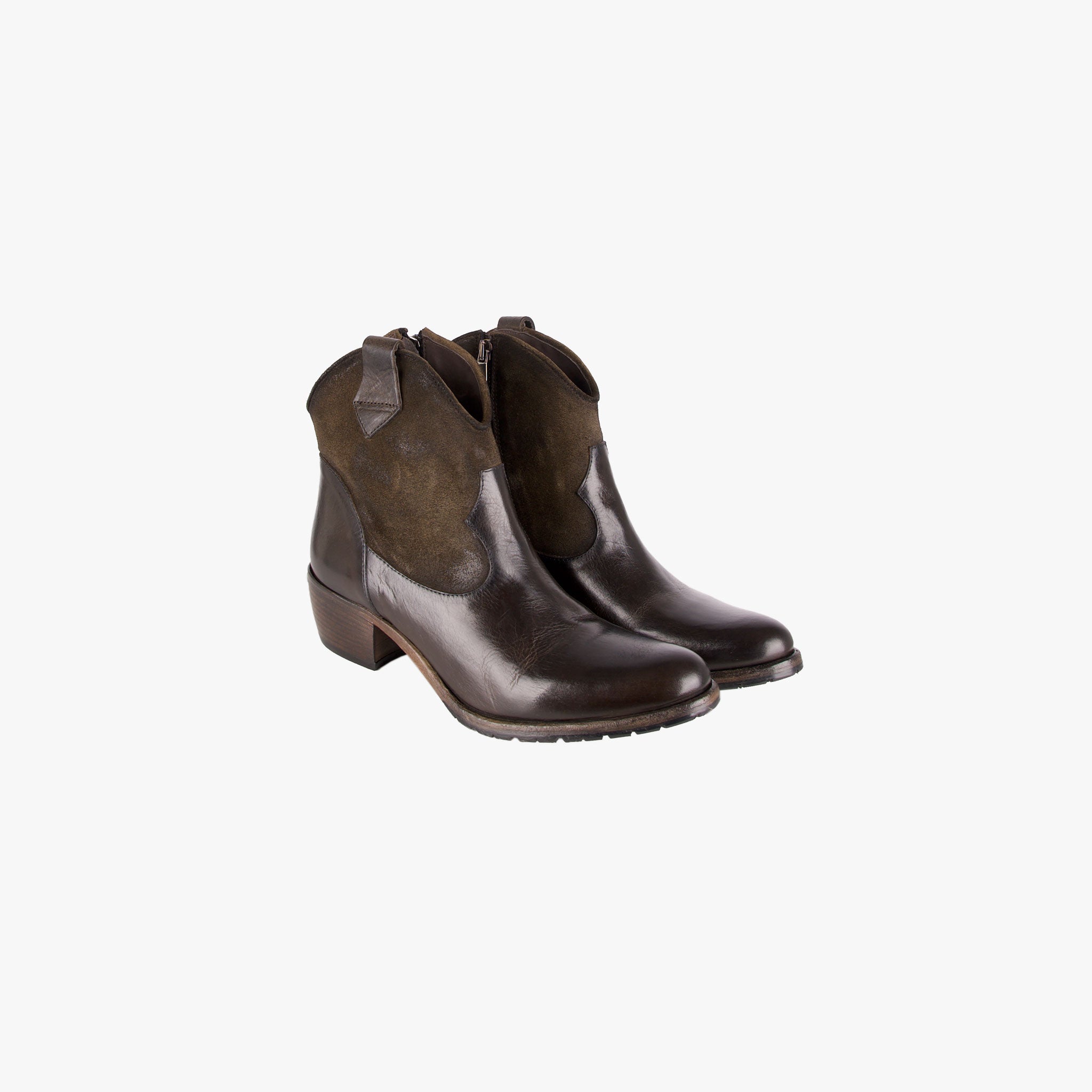 Crispiniano Stiefelette Texana | dunkelbraun