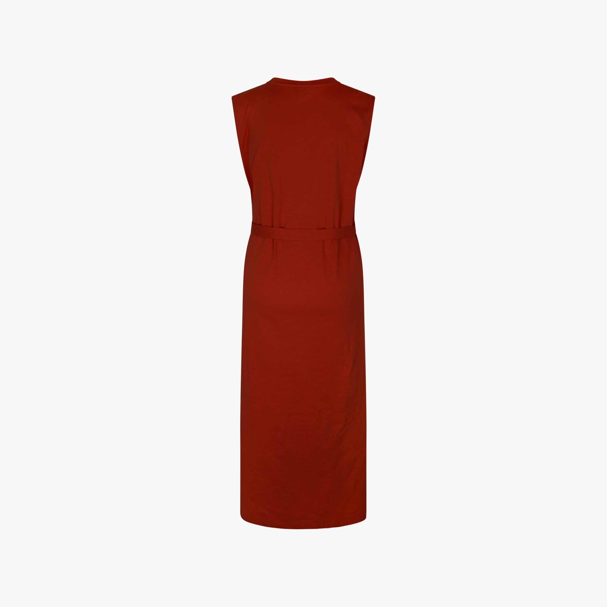 des petits hauts Maxikleid Bindegürtel | rost
