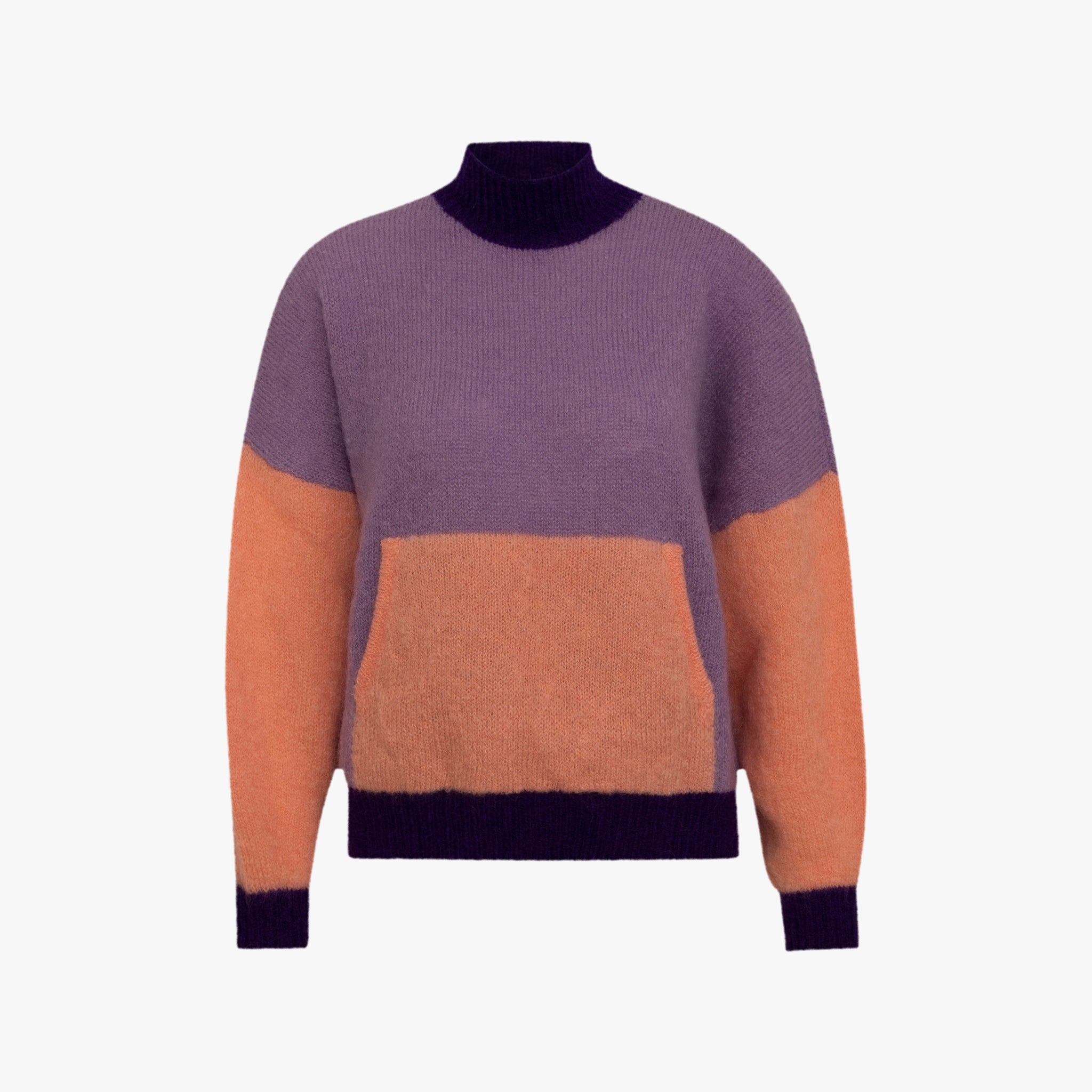 Pullover Tricolor | lila-pink