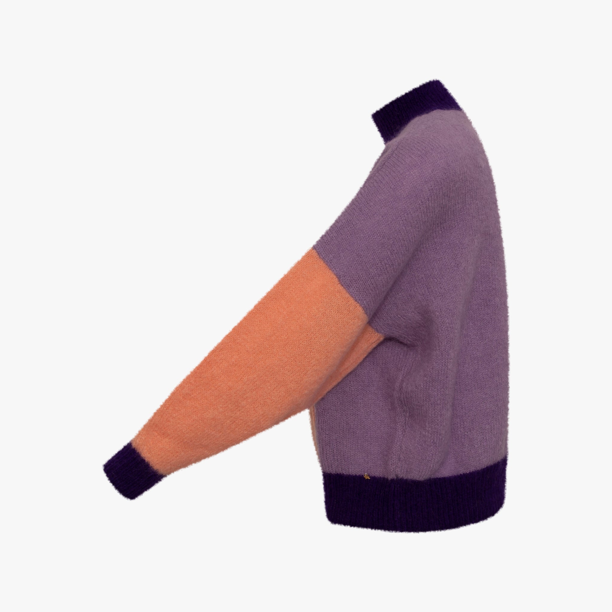 Pullover Tricolor | lila-pink