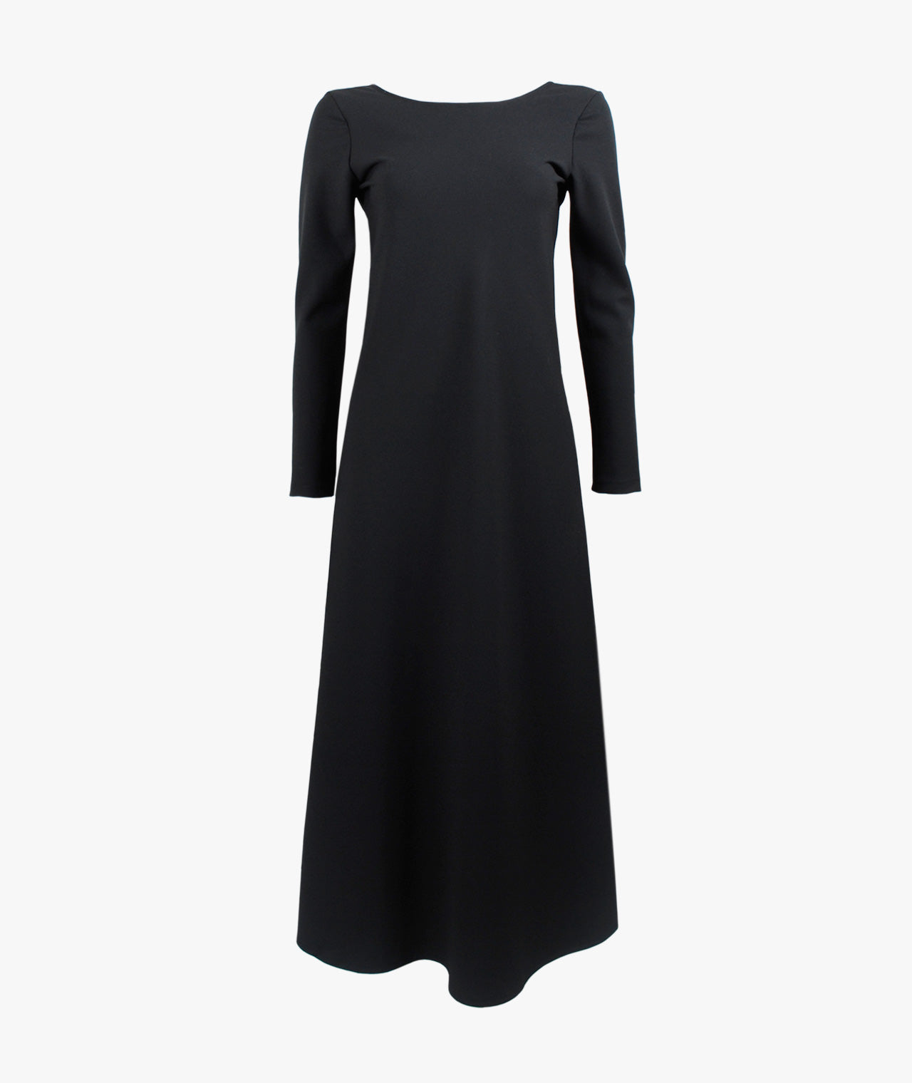 Maxikleid A-Form | schwarz