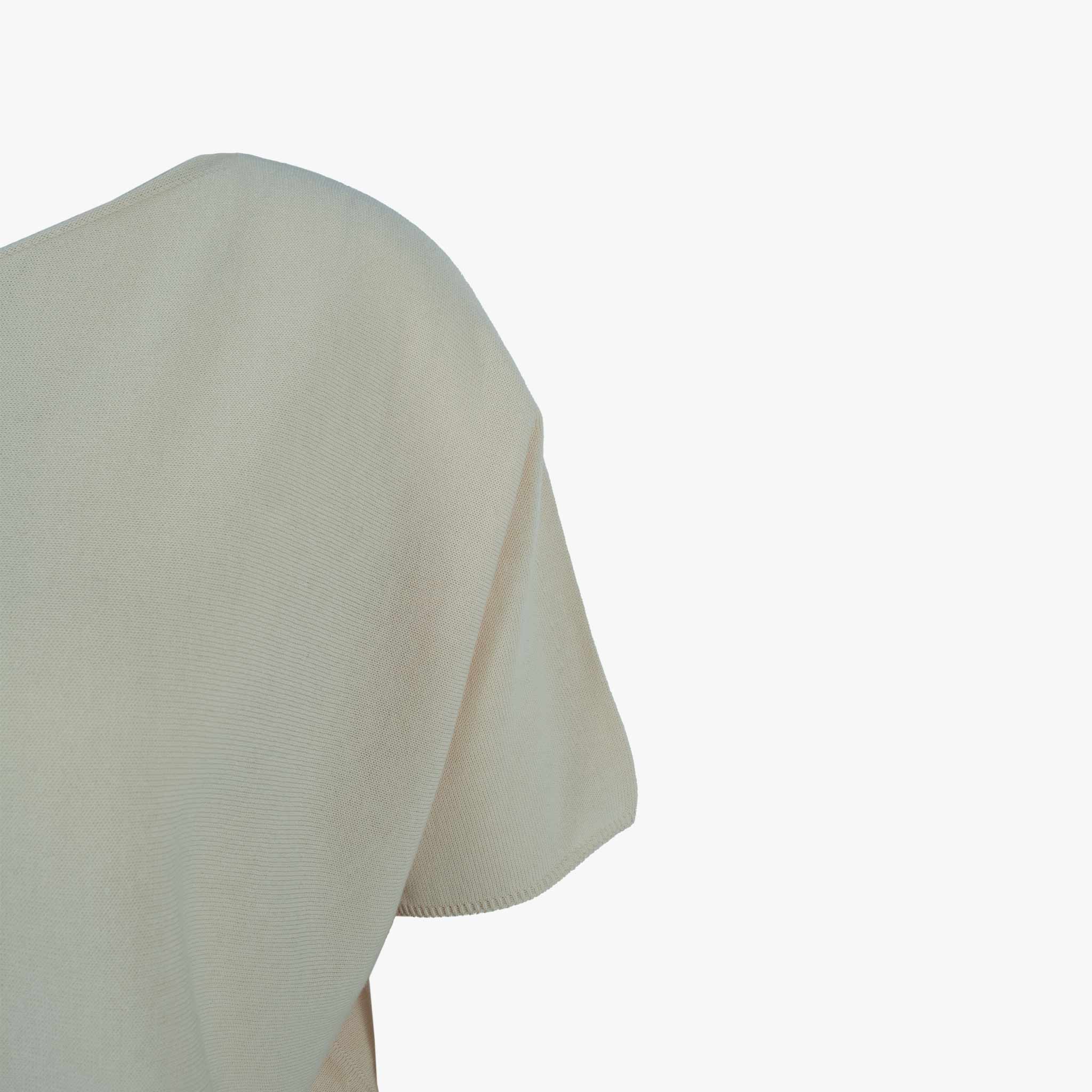 RH-Pulli Cottoncrepe, Detail | creme
