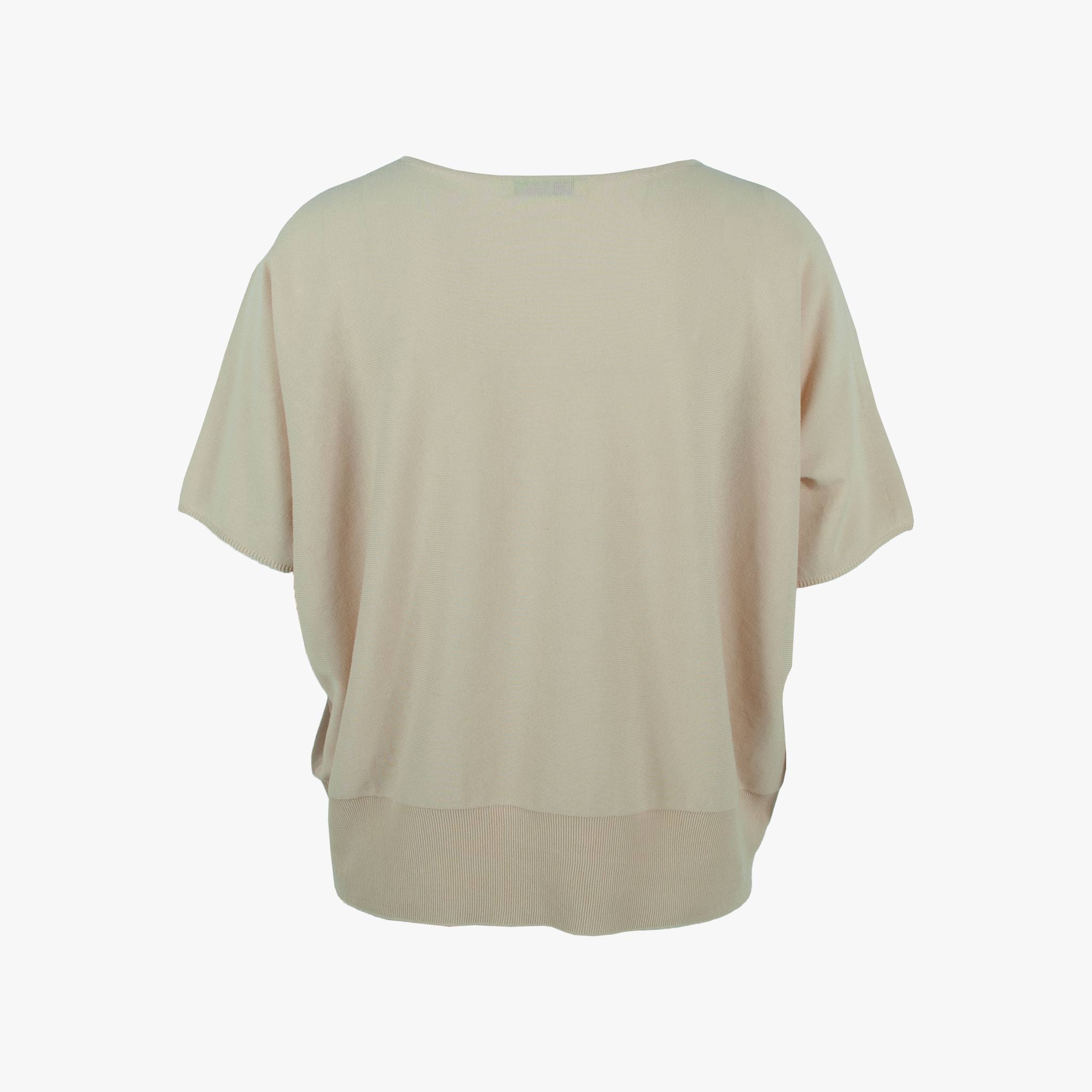 RH-Pulli Cottoncrepe, Rückenansicht | creme