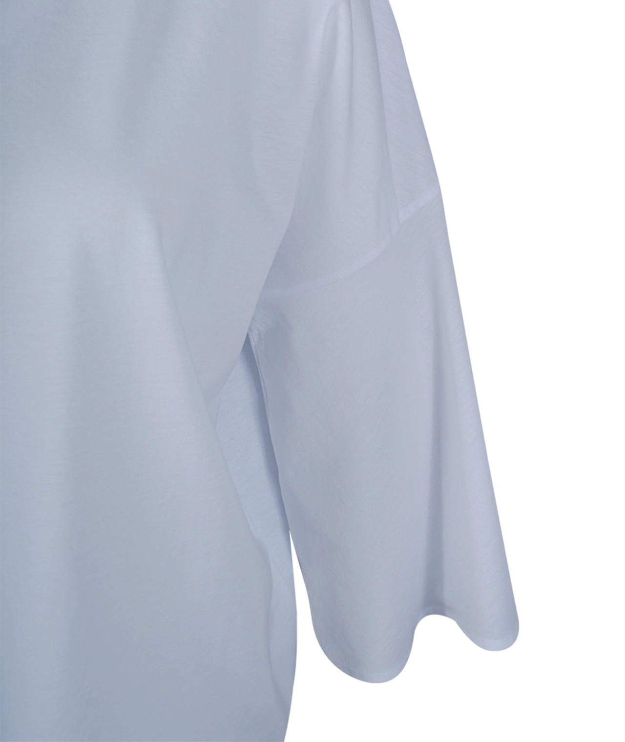 Volant-Shirt Belia | weiß