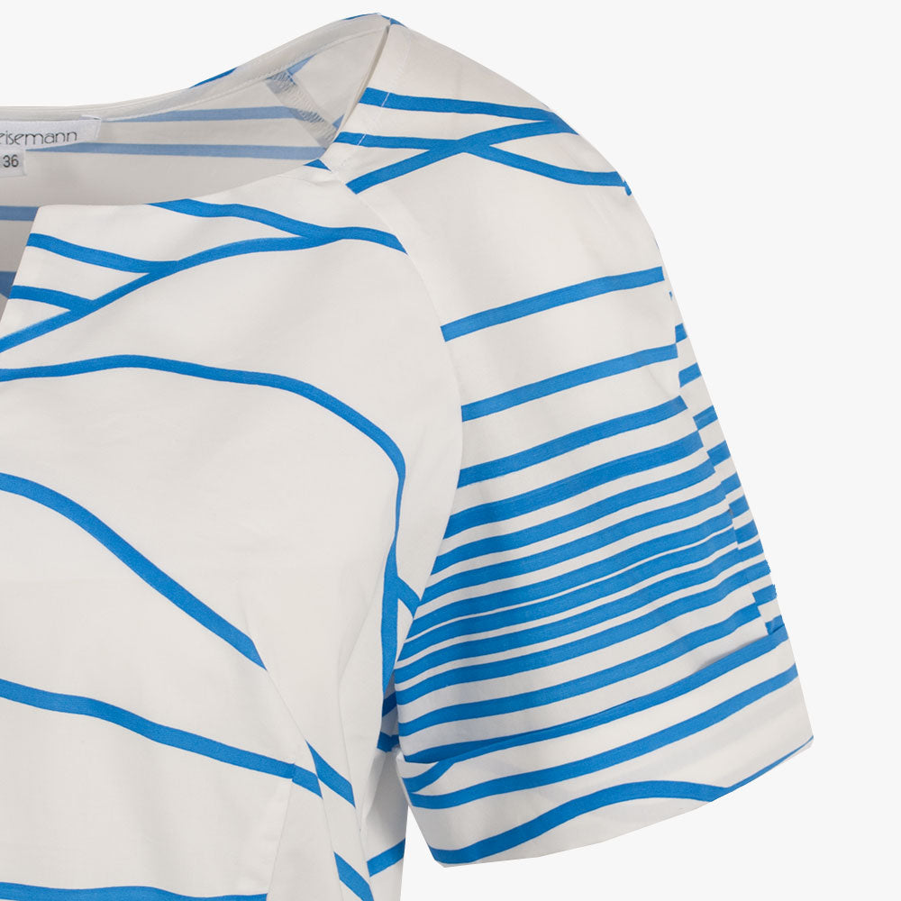 Ellen Eisemann Bluse Print Frey | blau