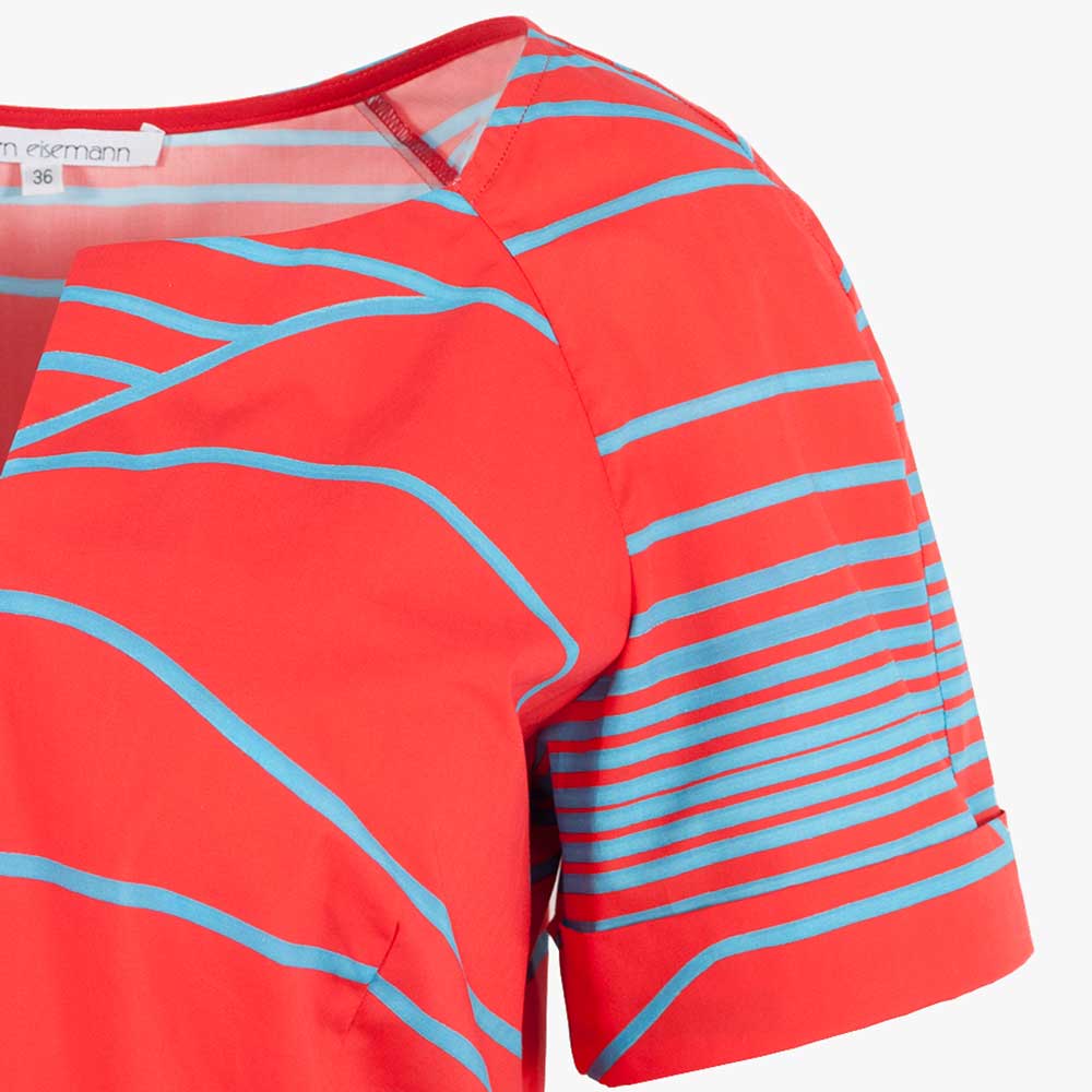 Ellen Eisemann Bluse Print Frey | rot