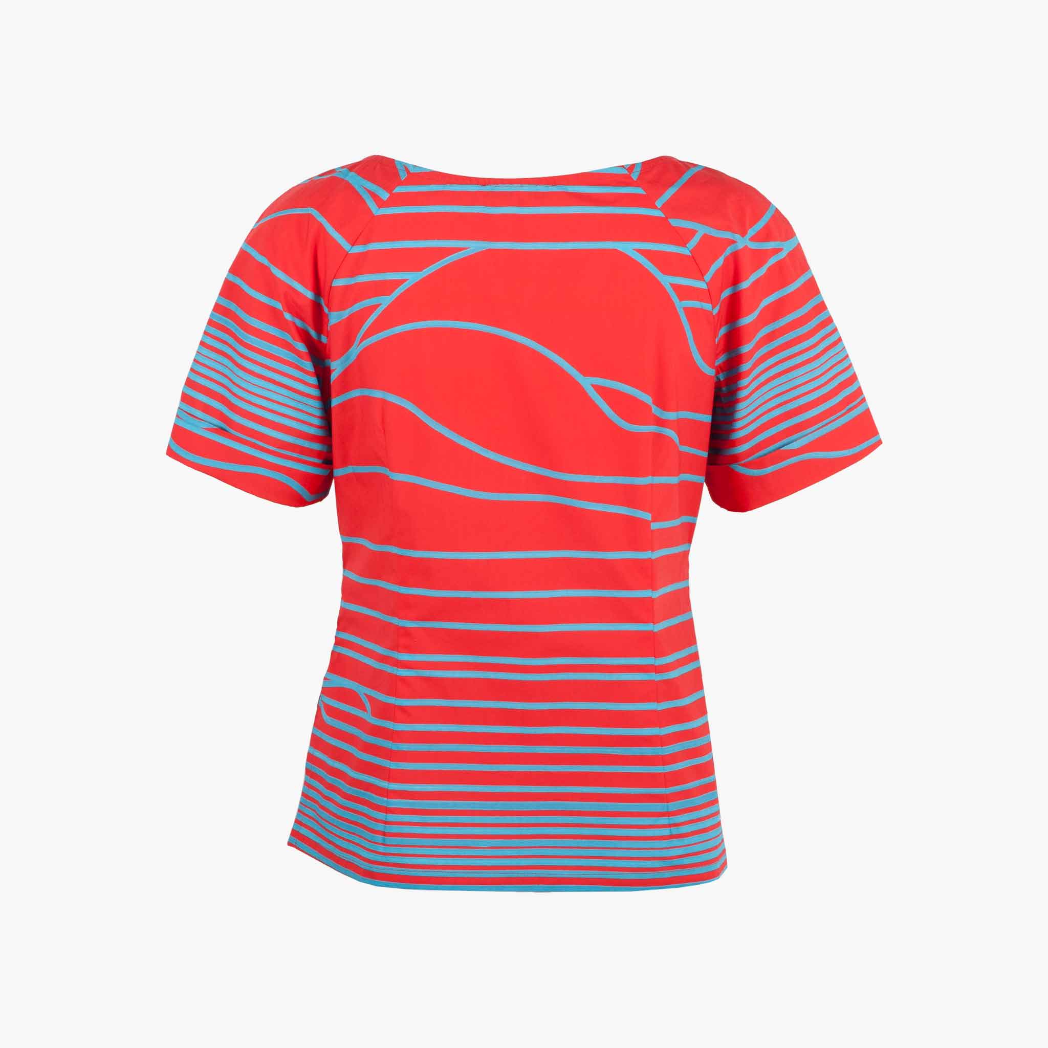 Ellen Eisemann Bluse Print Frey | rot