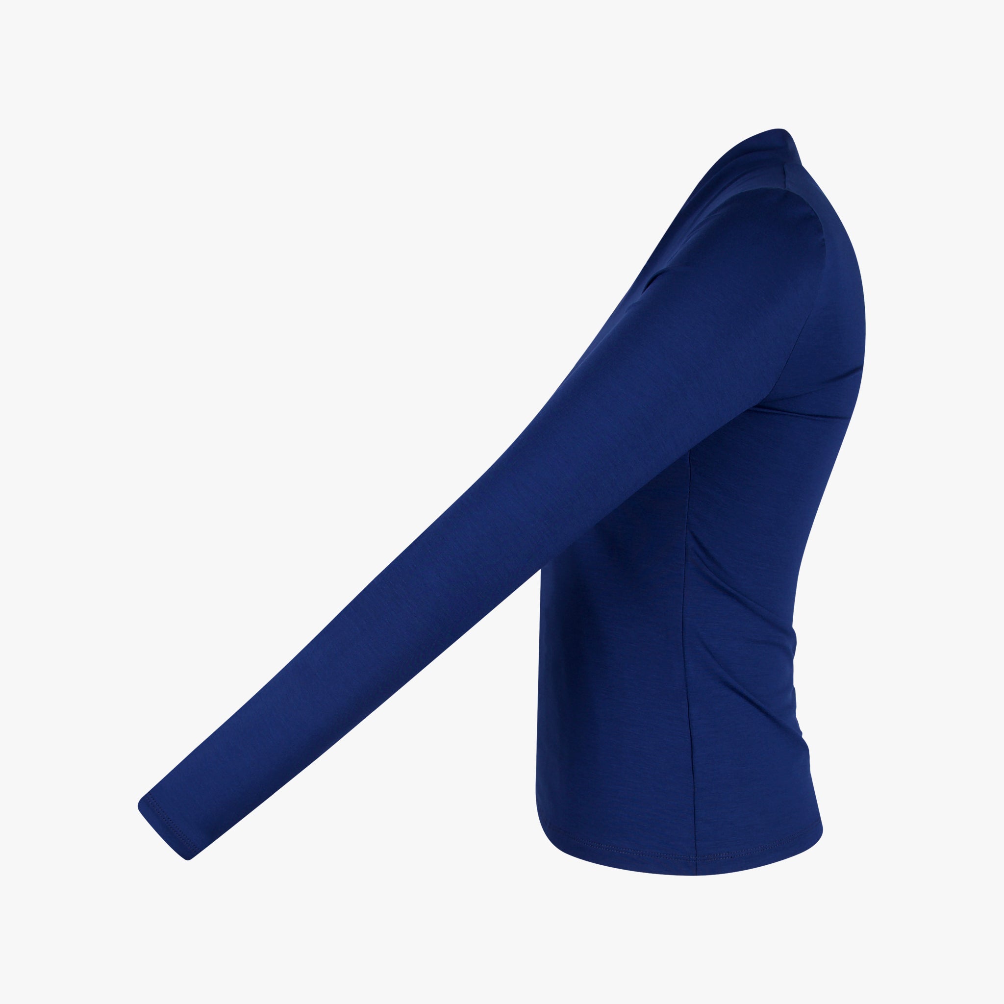 Ellen Eisemann Shirt Kelchkragen | blau