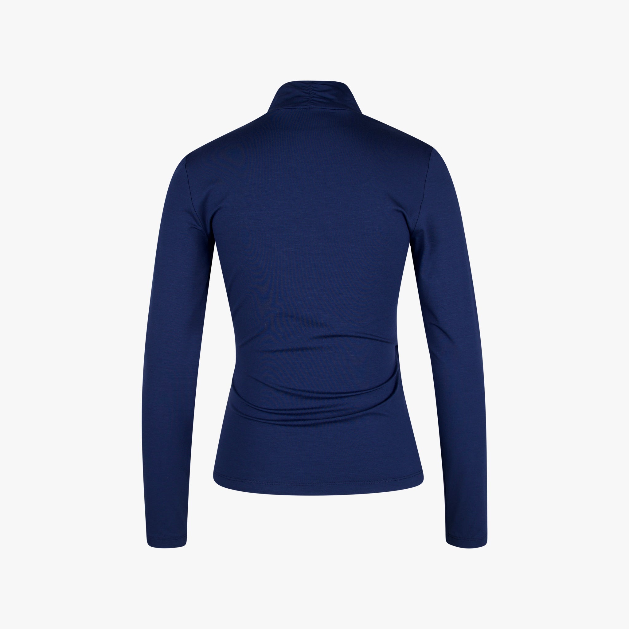 Ellen Eisemann Shirt Wickeloptik Viola | blau