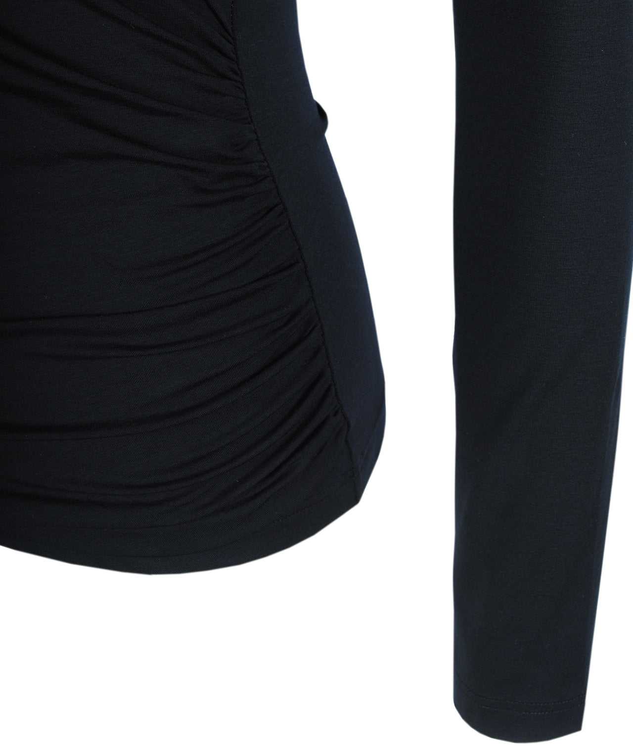 Wickelshirt Viola | schwarz