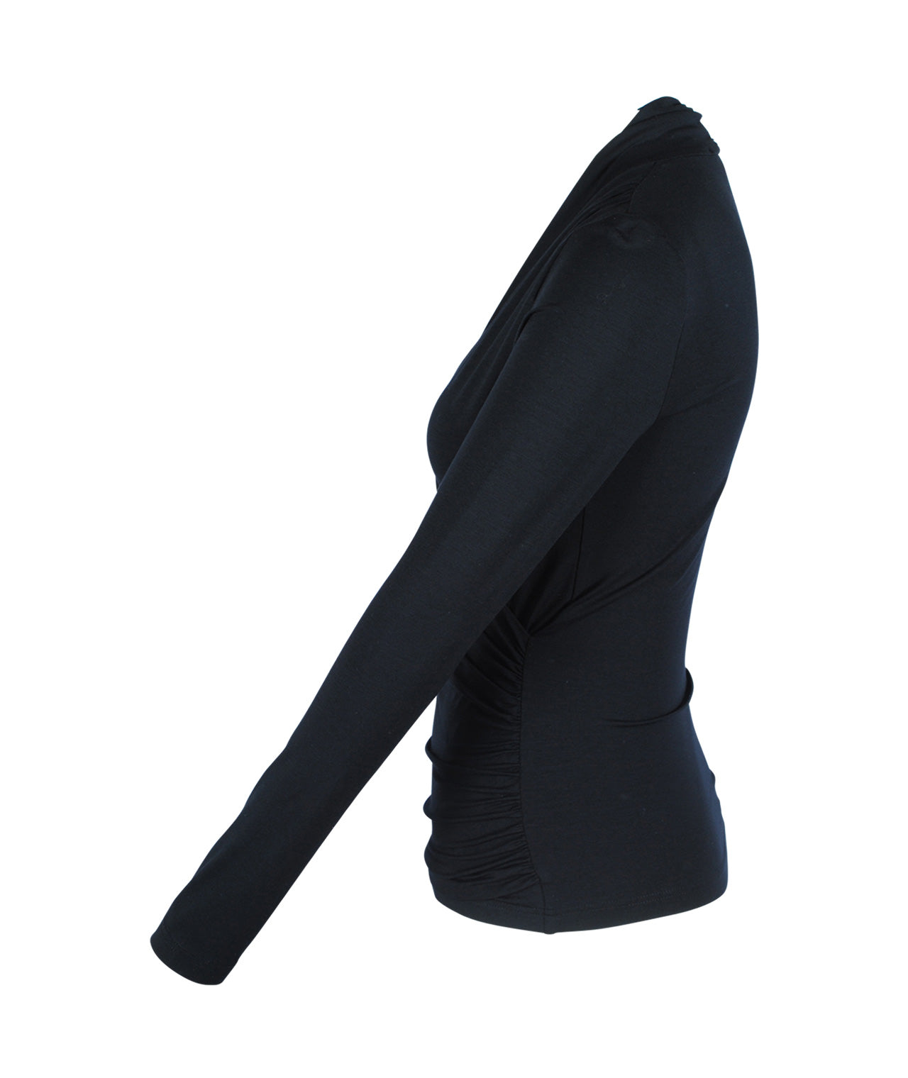 Wickelshirt Viola | schwarz