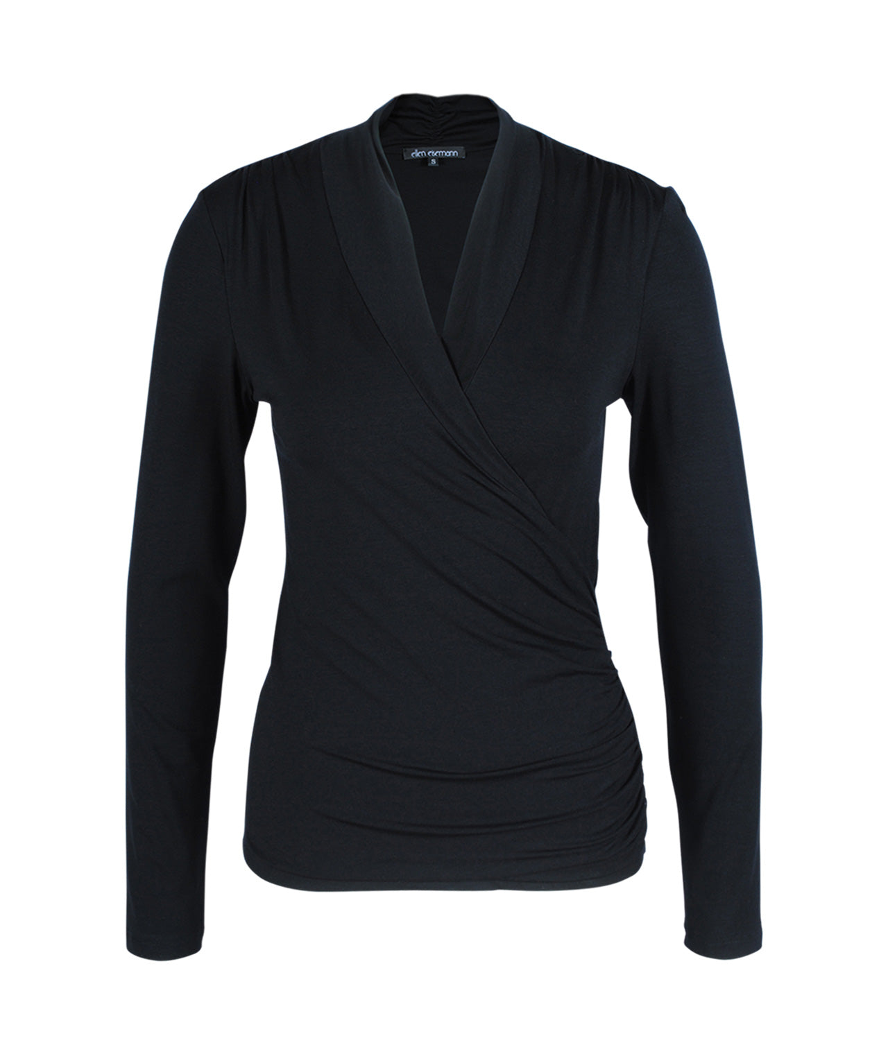 Wickelshirt Viola | schwarz