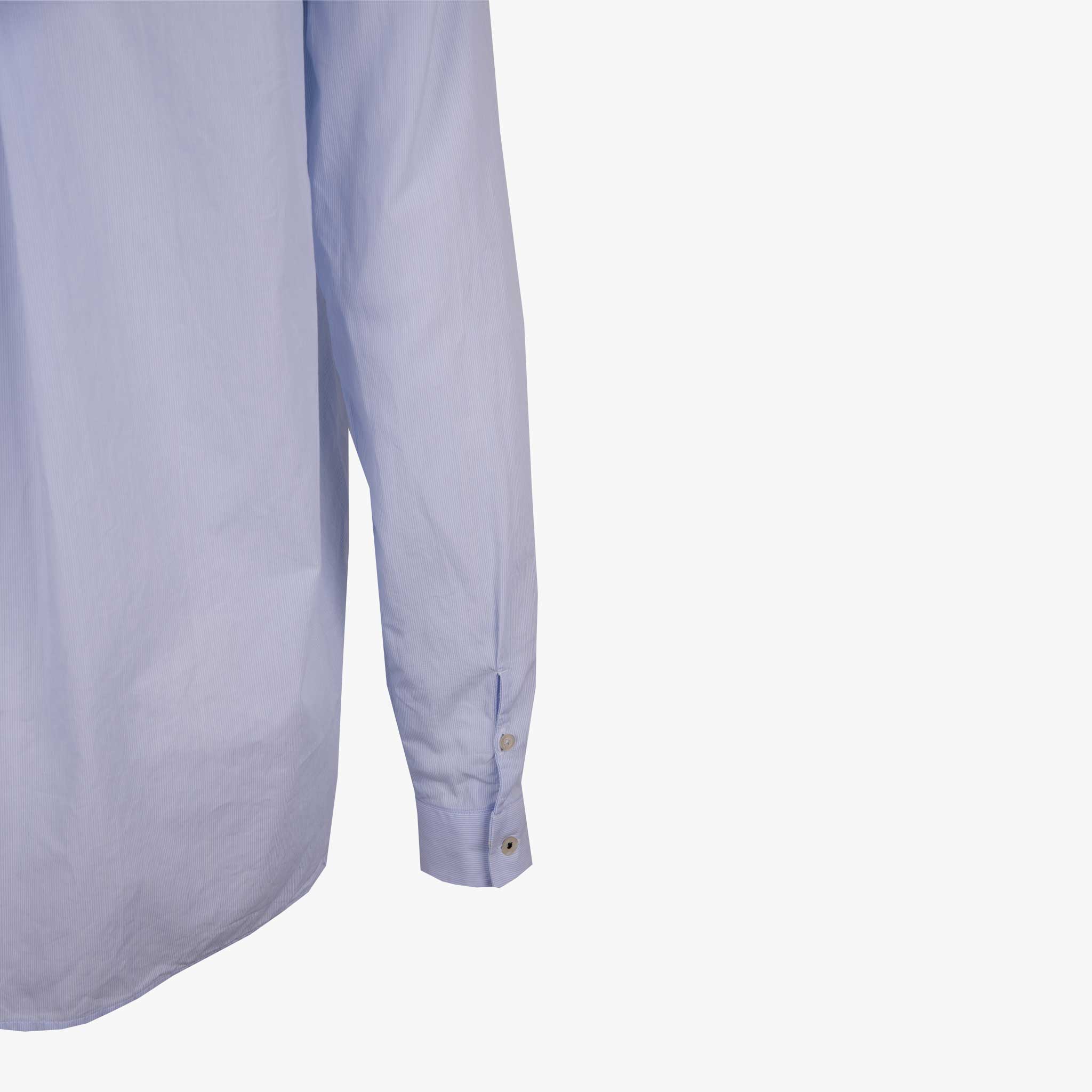 Fil Noir Bluse Finstripe | hellblau