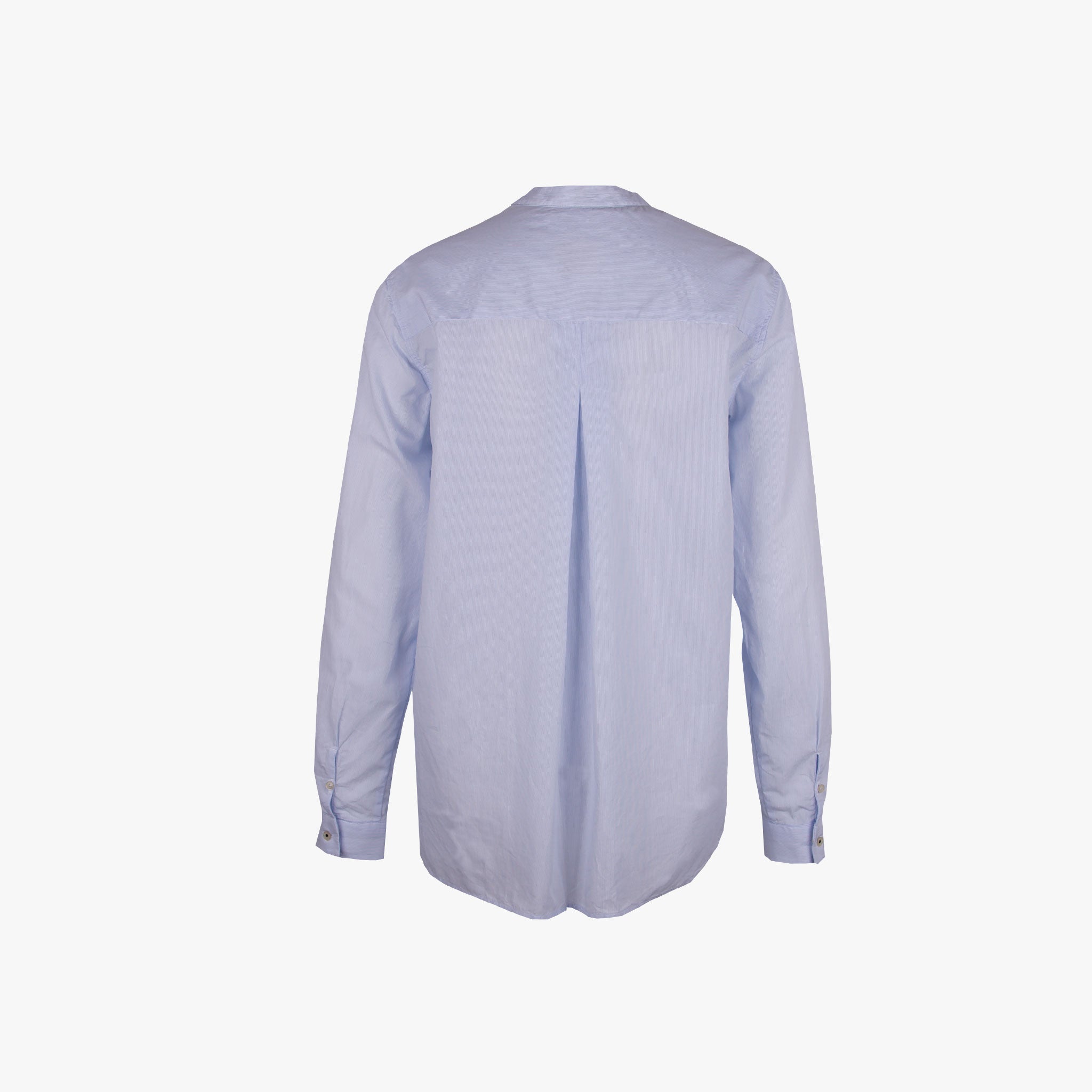 Fil Noir Bluse Finstripe | hellblau